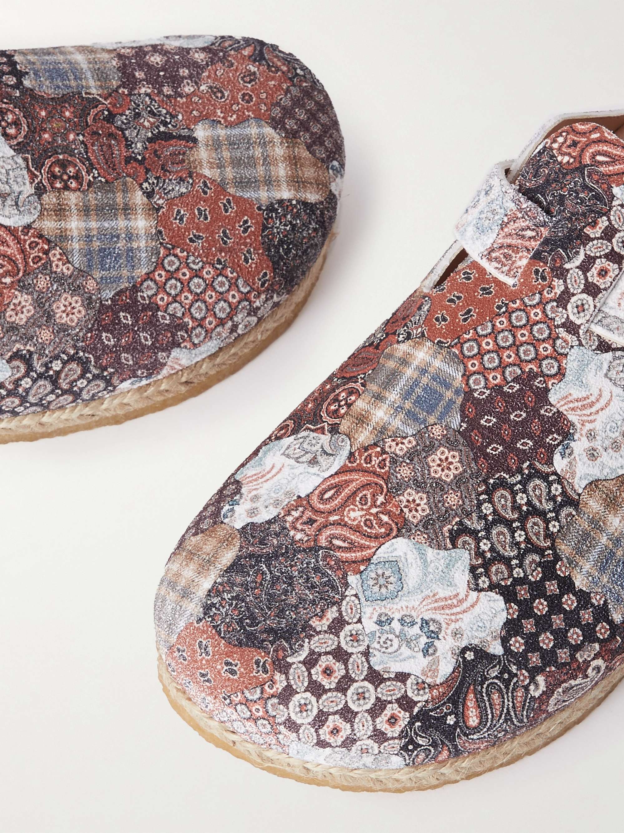 YUKETEN Sal 1 Printed Leather Sandals