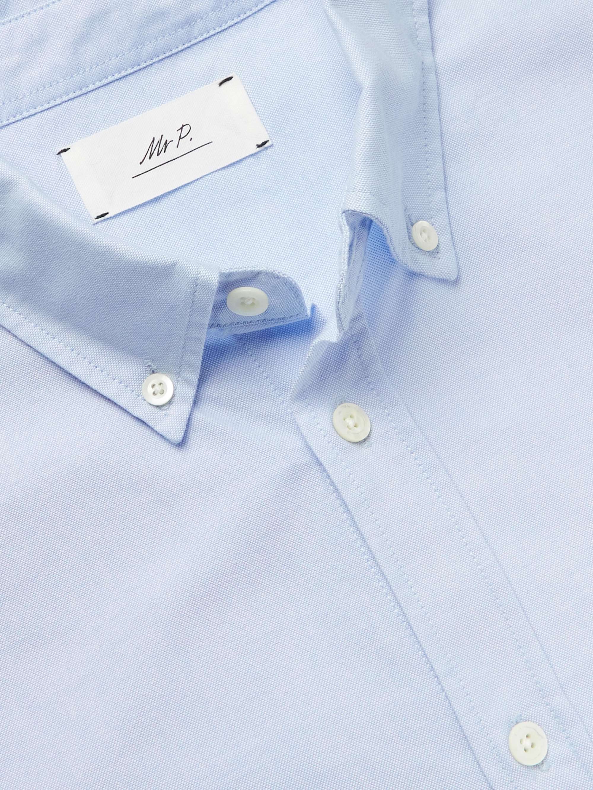 MR P. Button-Down Collar Cotton Oxford Shirt