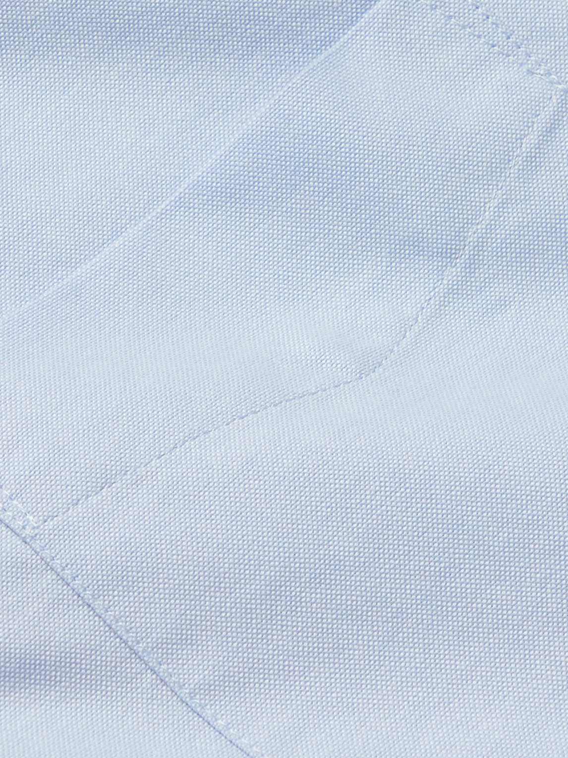 Shop Mr P Button-down Collar Cotton Oxford Shirt In Blue