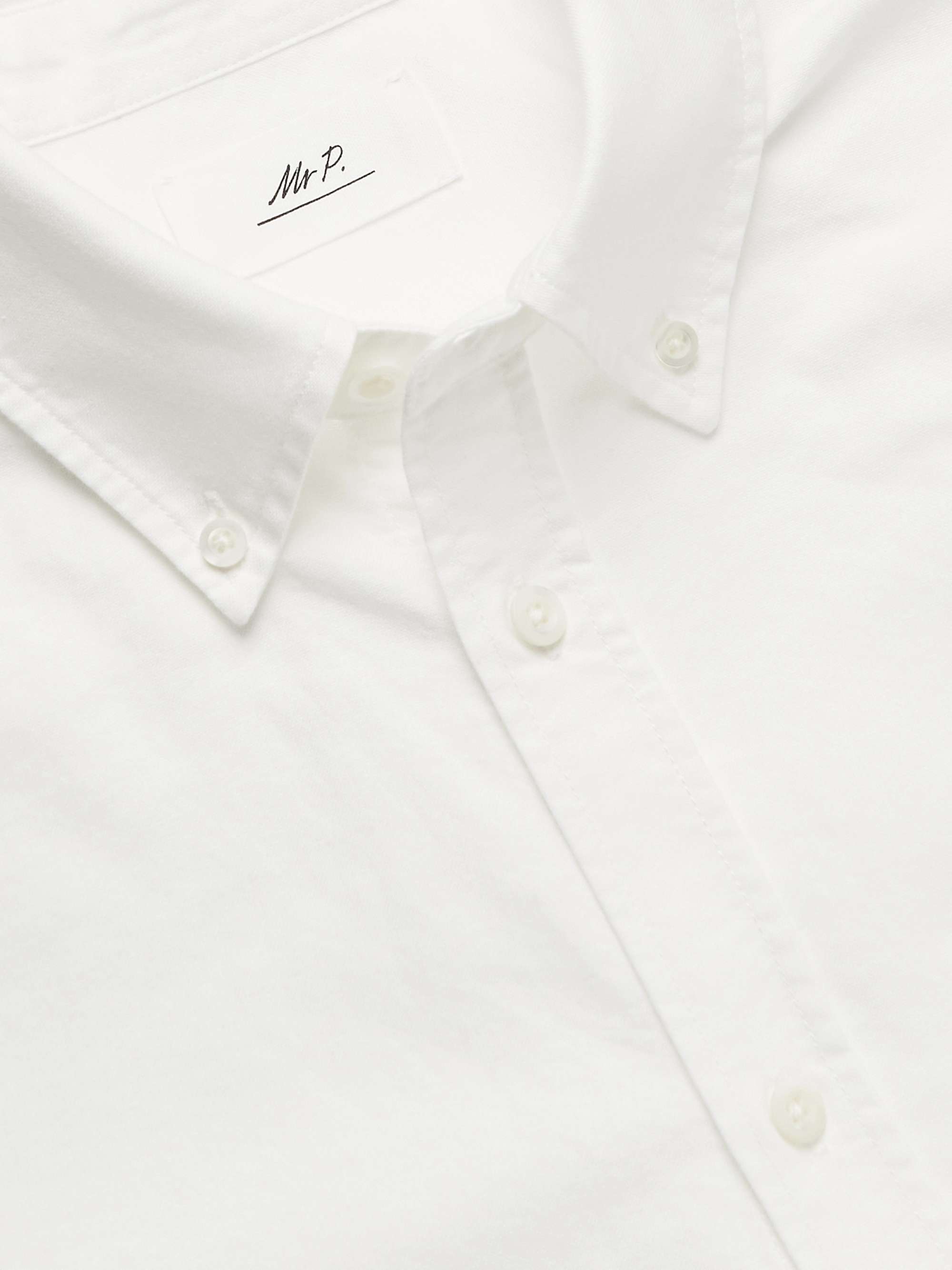 MR P. Button-Down Collar Cotton Oxford Shirt