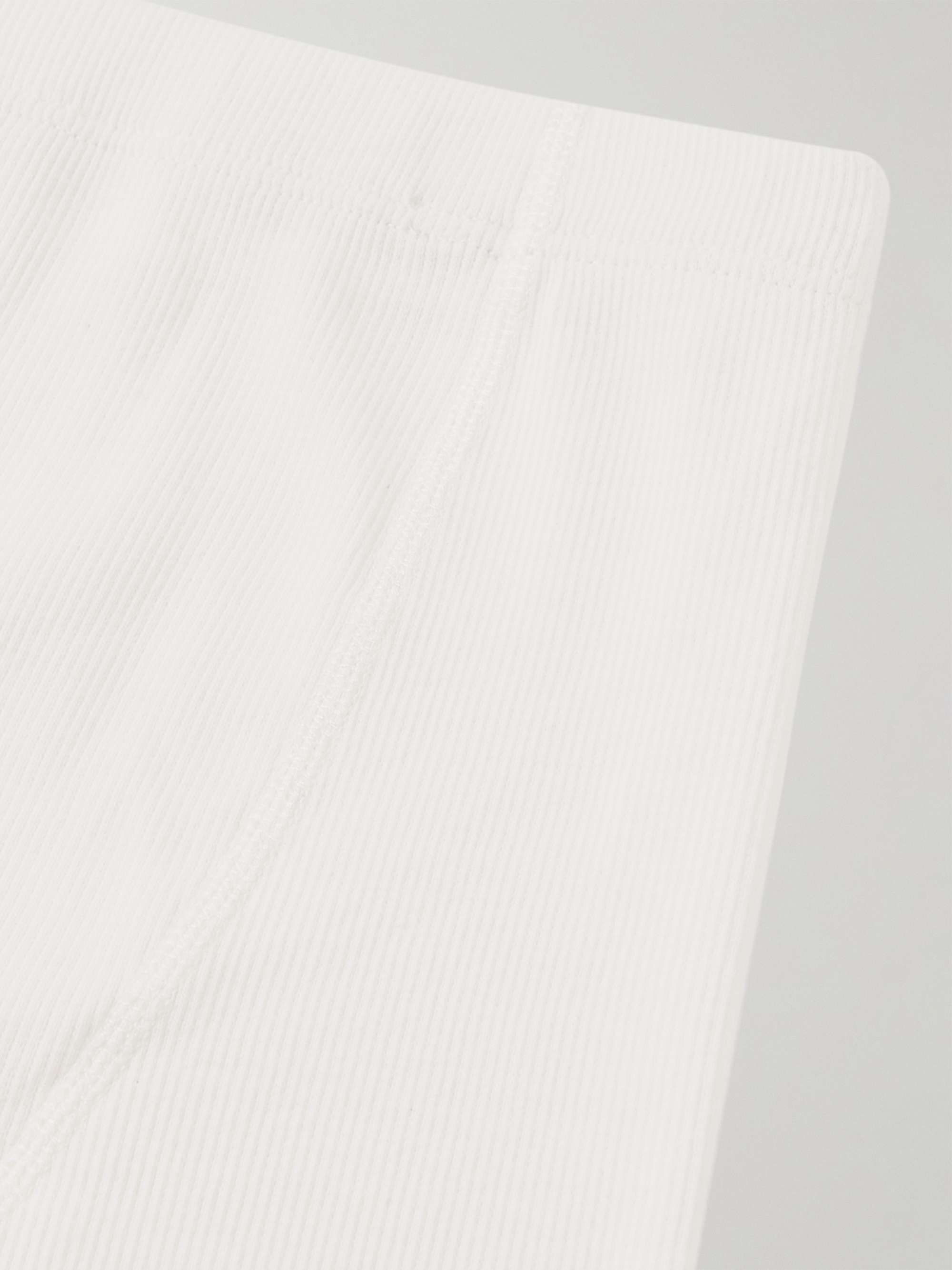 HEMEN BIARRITZ Albar Ribbed Organic Stretch-Cotton Boxer Briefs