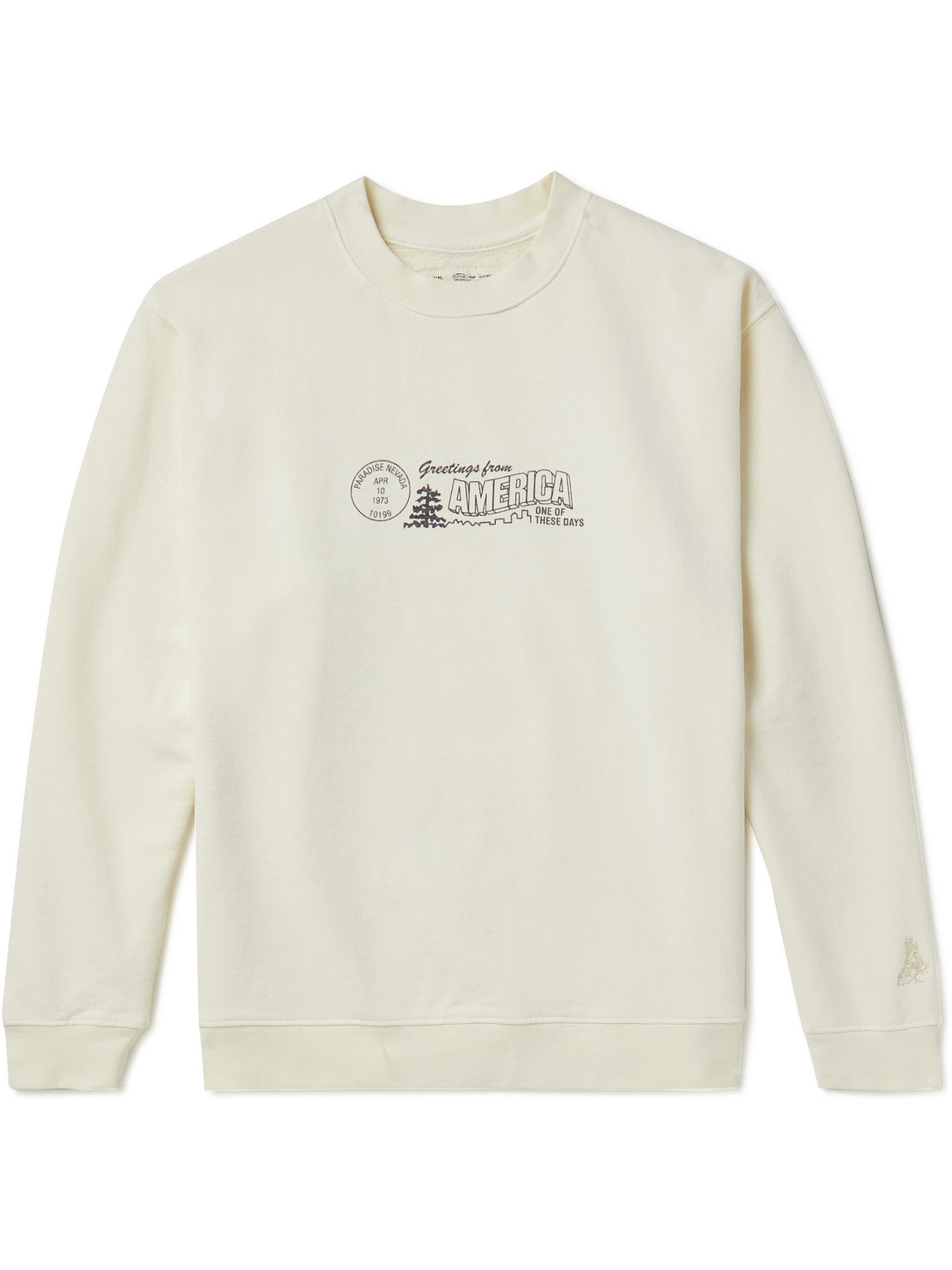 Printed Cotton-Jersey Sweatshirt