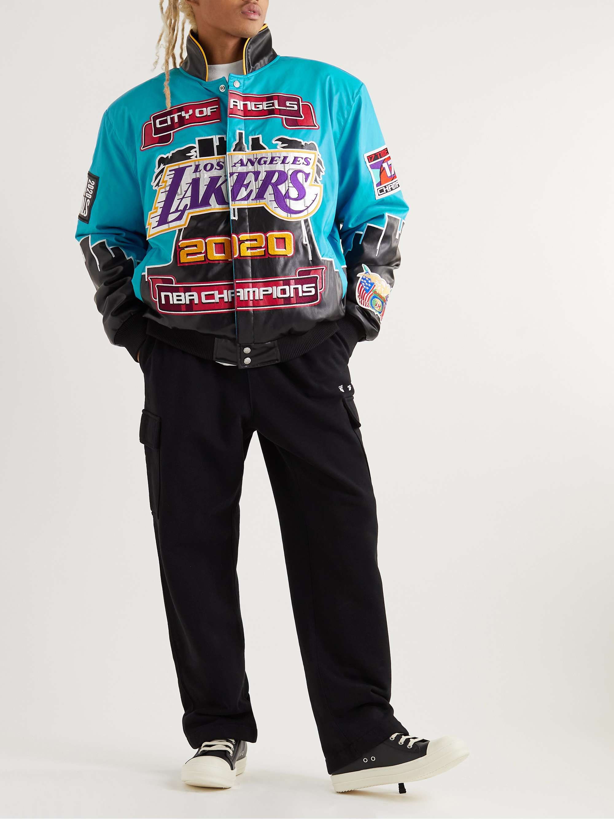 jeff hamilton lakers leather jacket