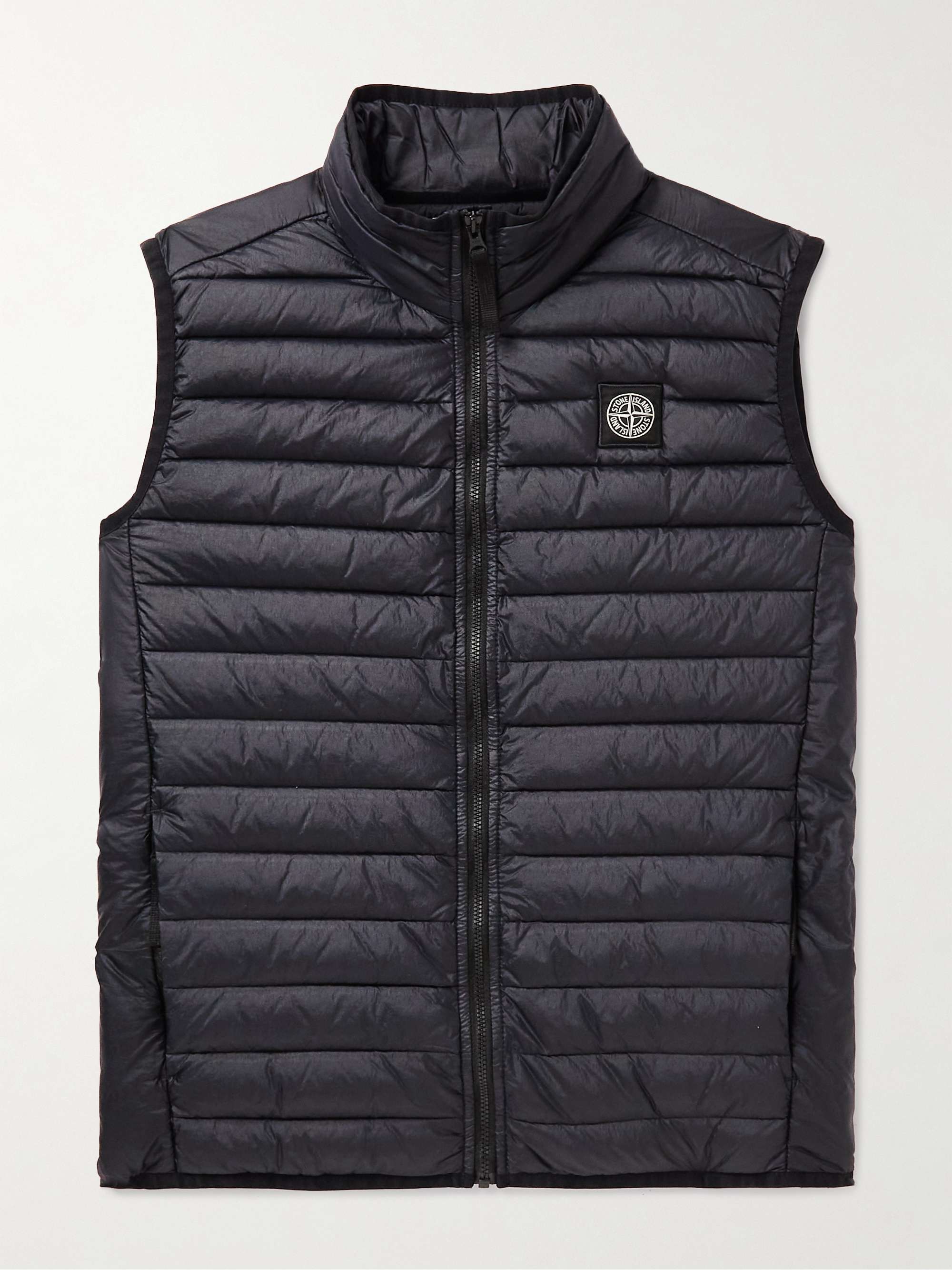 STONE ISLAND JUNIOR Ages 6-8 Logo-Appliquéd Quilted Shell Down Gilet for  Men | MR PORTER
