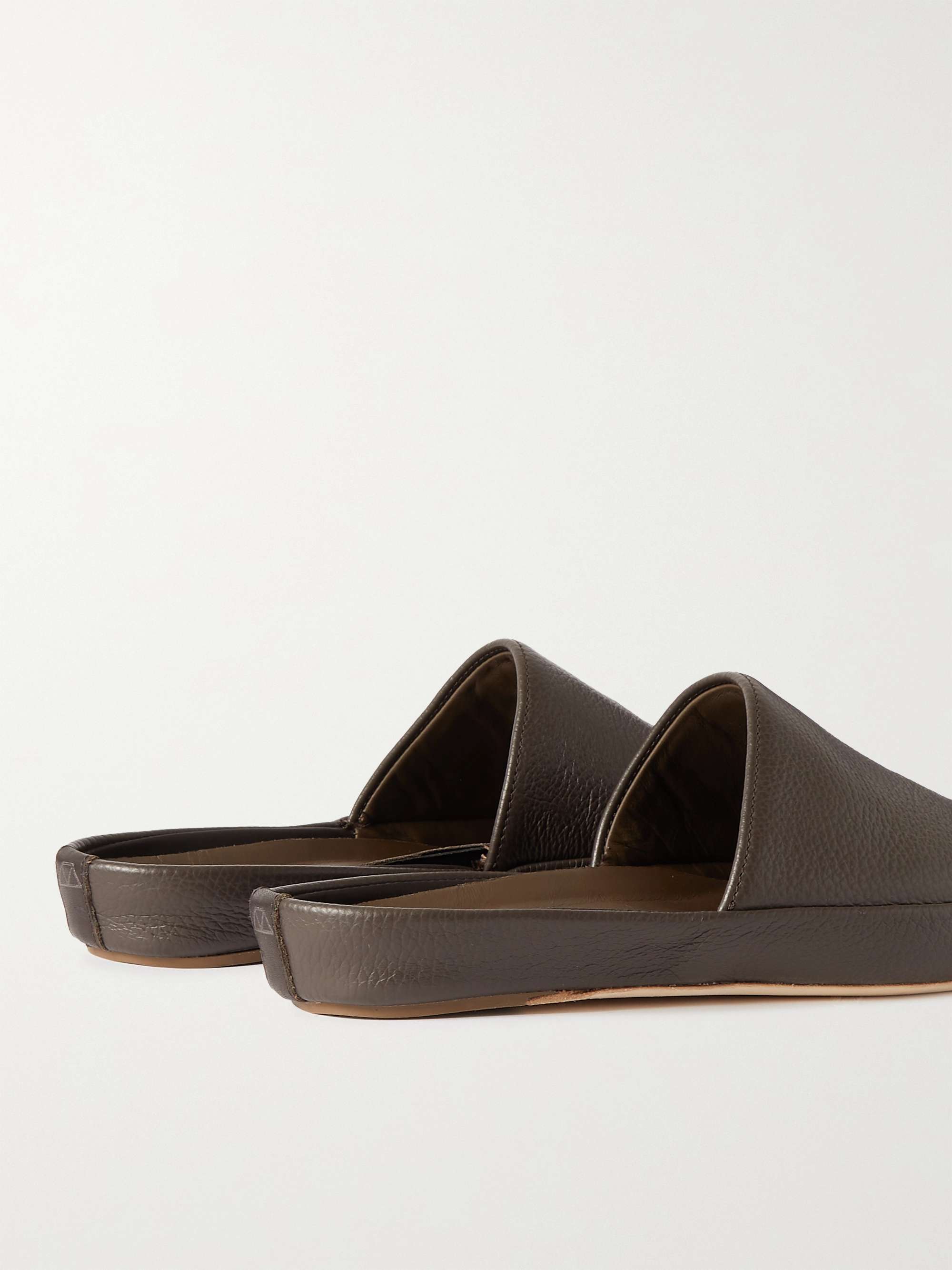 MULO Full-Grain Leather Slippers