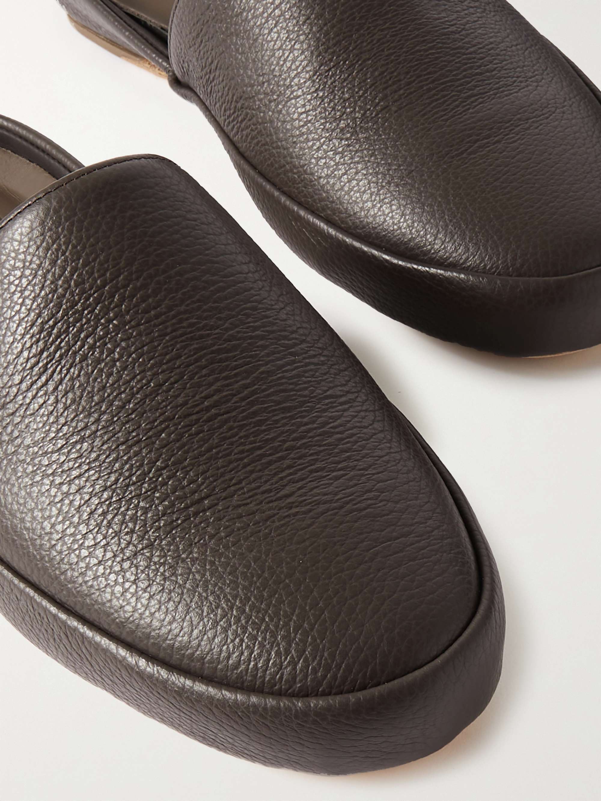 MULO Full-Grain Leather Slippers