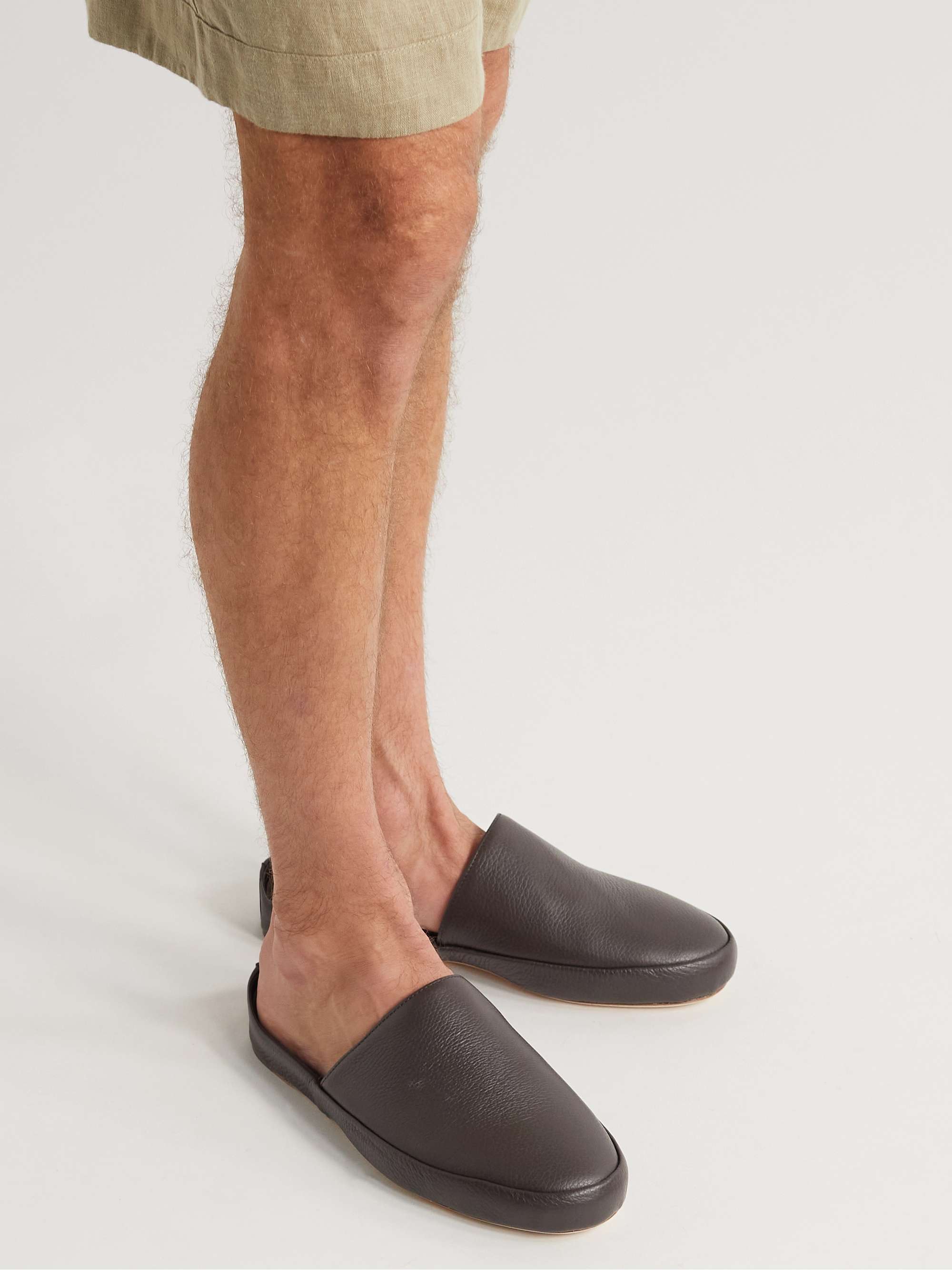 MULO Full-Grain Leather Slippers