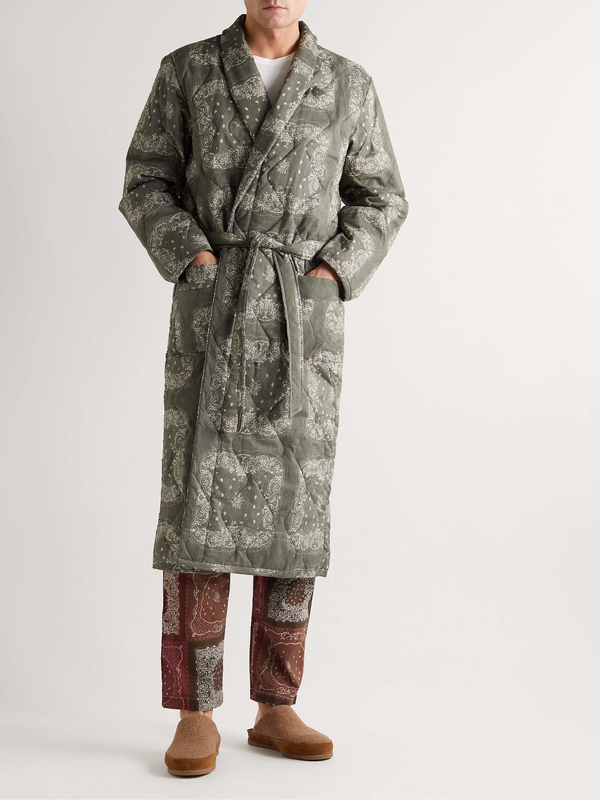 MULO Suede-Trimmed Shearling-Lined Recycled Wool Slippers