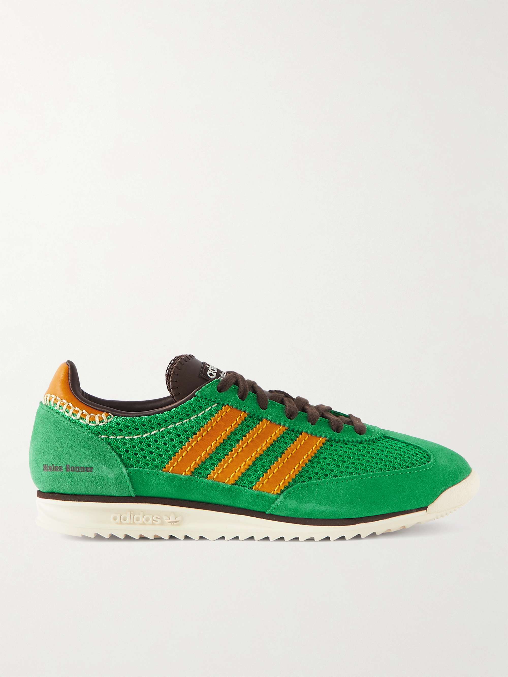 ADIDAS CONSORTIUM + Wales Bonner SL72 Suede and Mesh Sneakers for Men ...