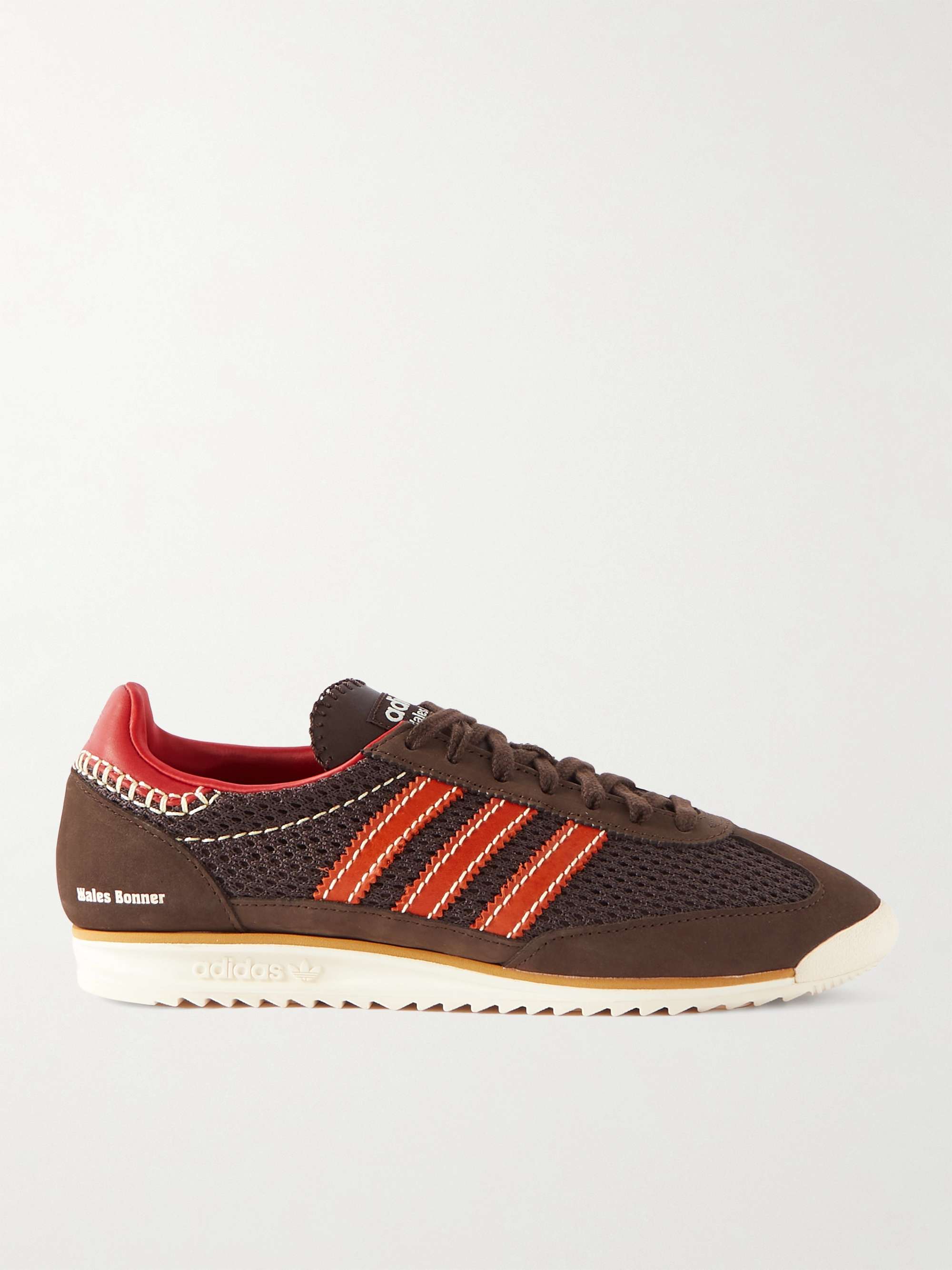 Adidas Consortium + Wales Bonner Sl72 Suede And Mesh Sneakers For Men | Mr  Porter