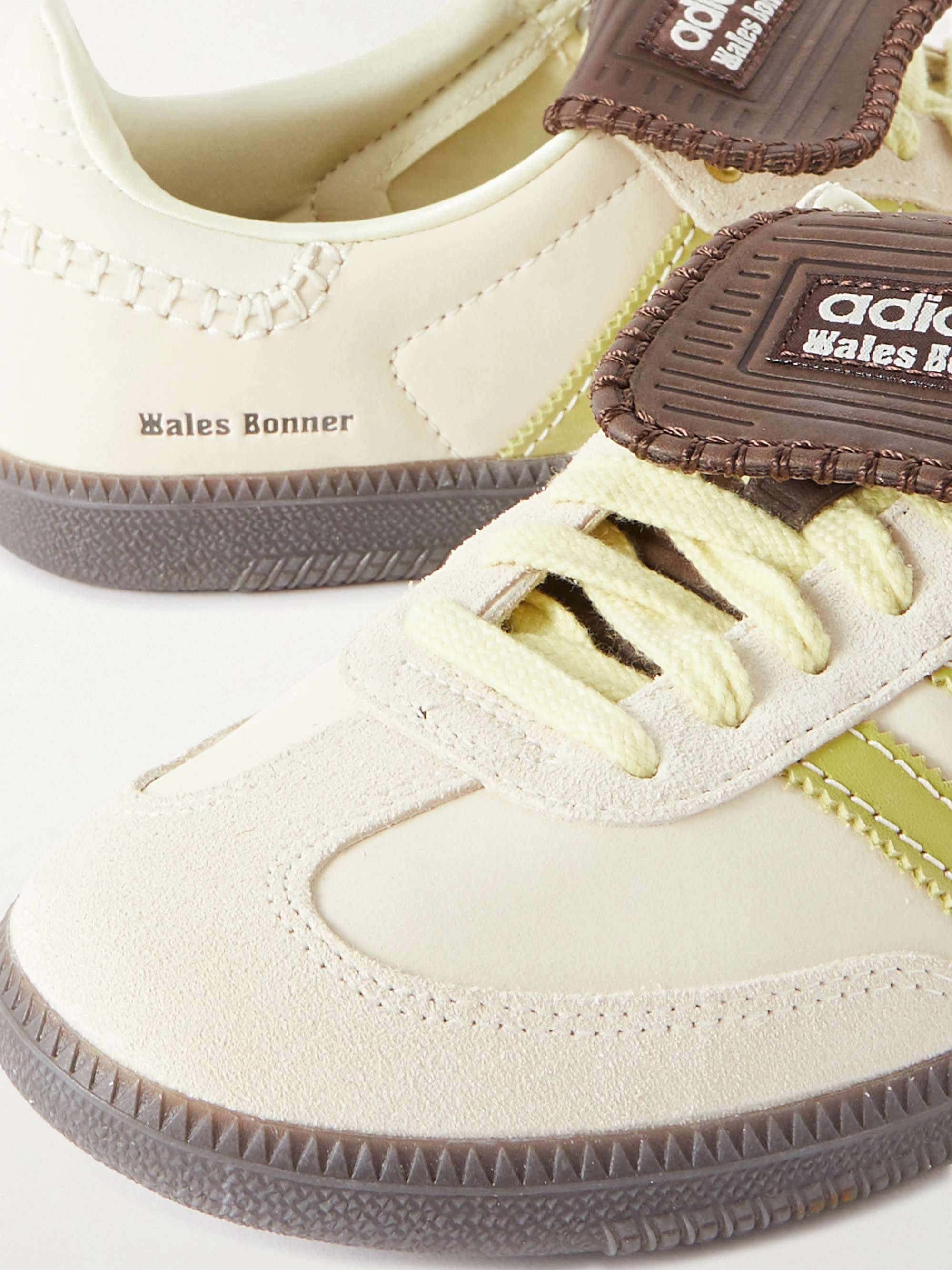 ADIDAS + Wales Bonner Rubber-Trimmed Suede Sneakers for Men | MR