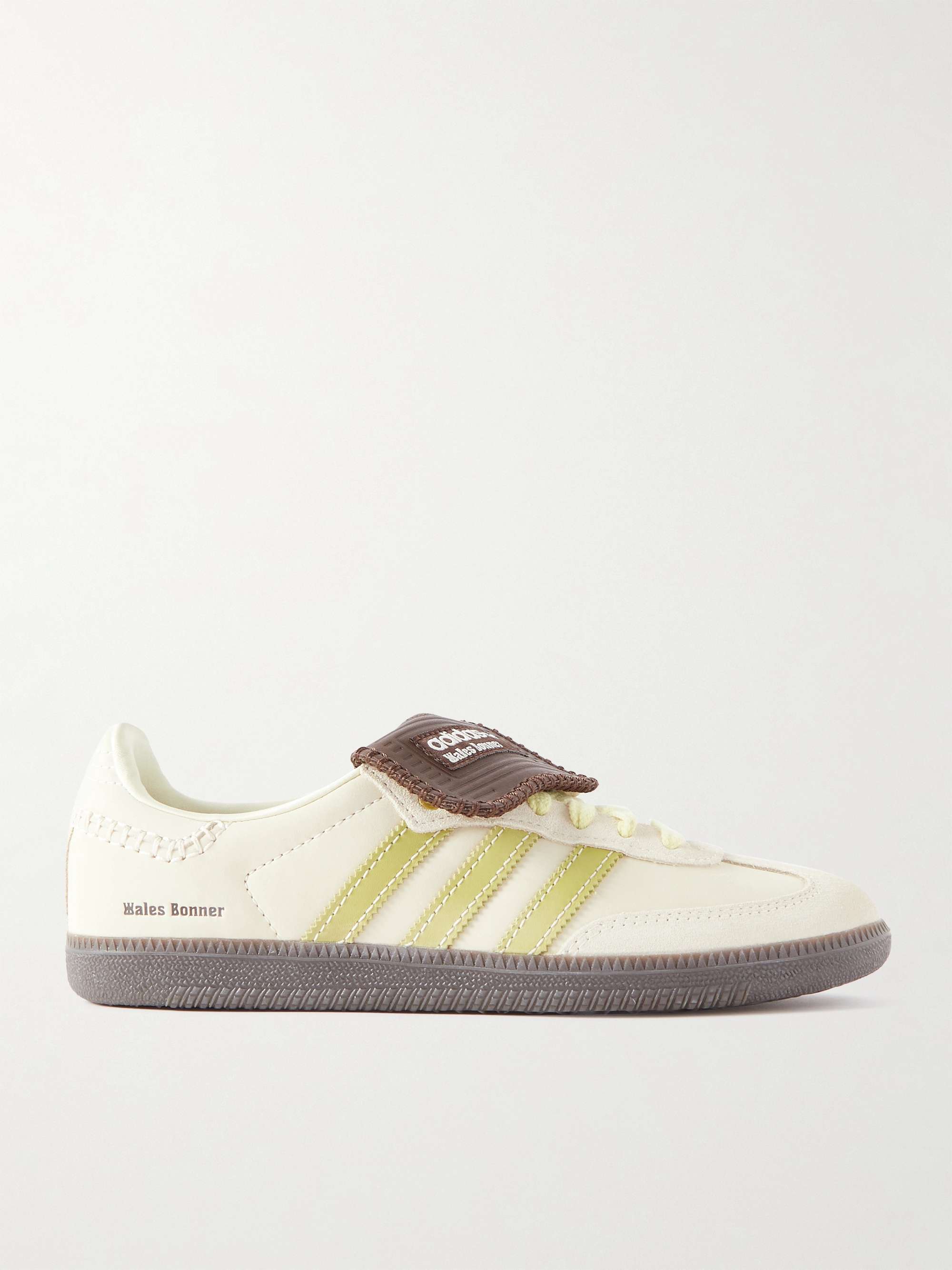 ADIDAS + Wales Bonner Rubber-Trimmed Suede Sneakers for Men | MR