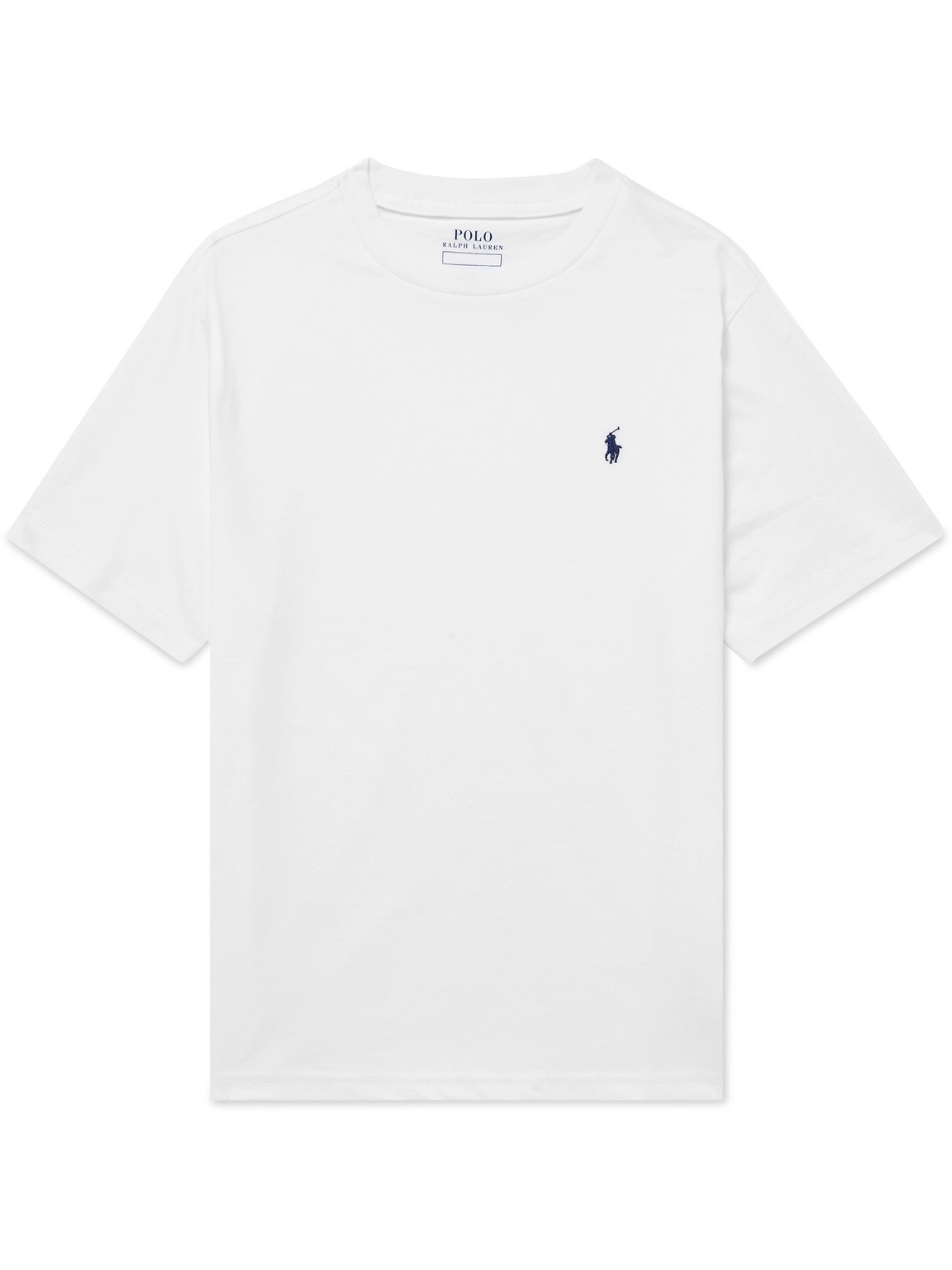 Polo Ralph Lauren Jersey Crewneck T-shirt In White