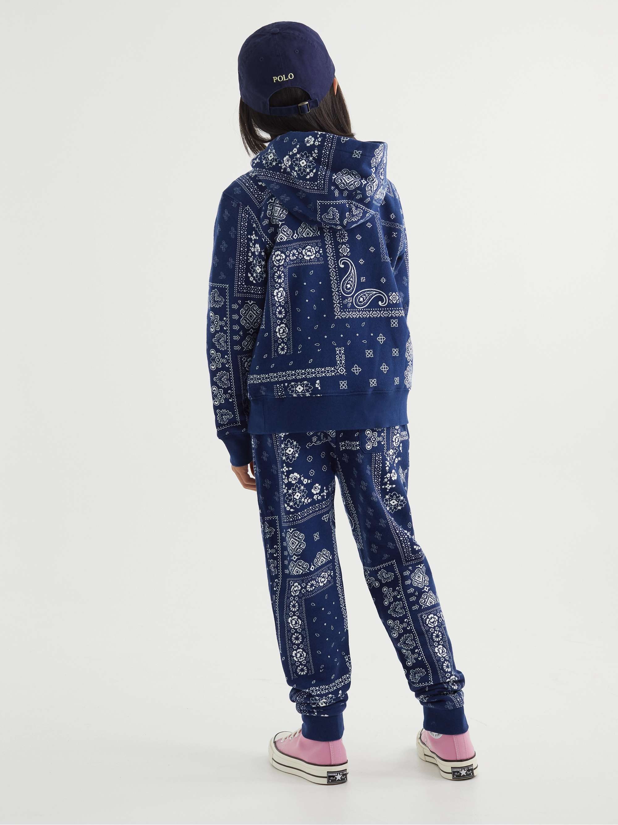 POLO RALPH LAUREN KIDS Paisley-Print Cotton-Blend Jersey Hoodie for Men |  MR PORTER