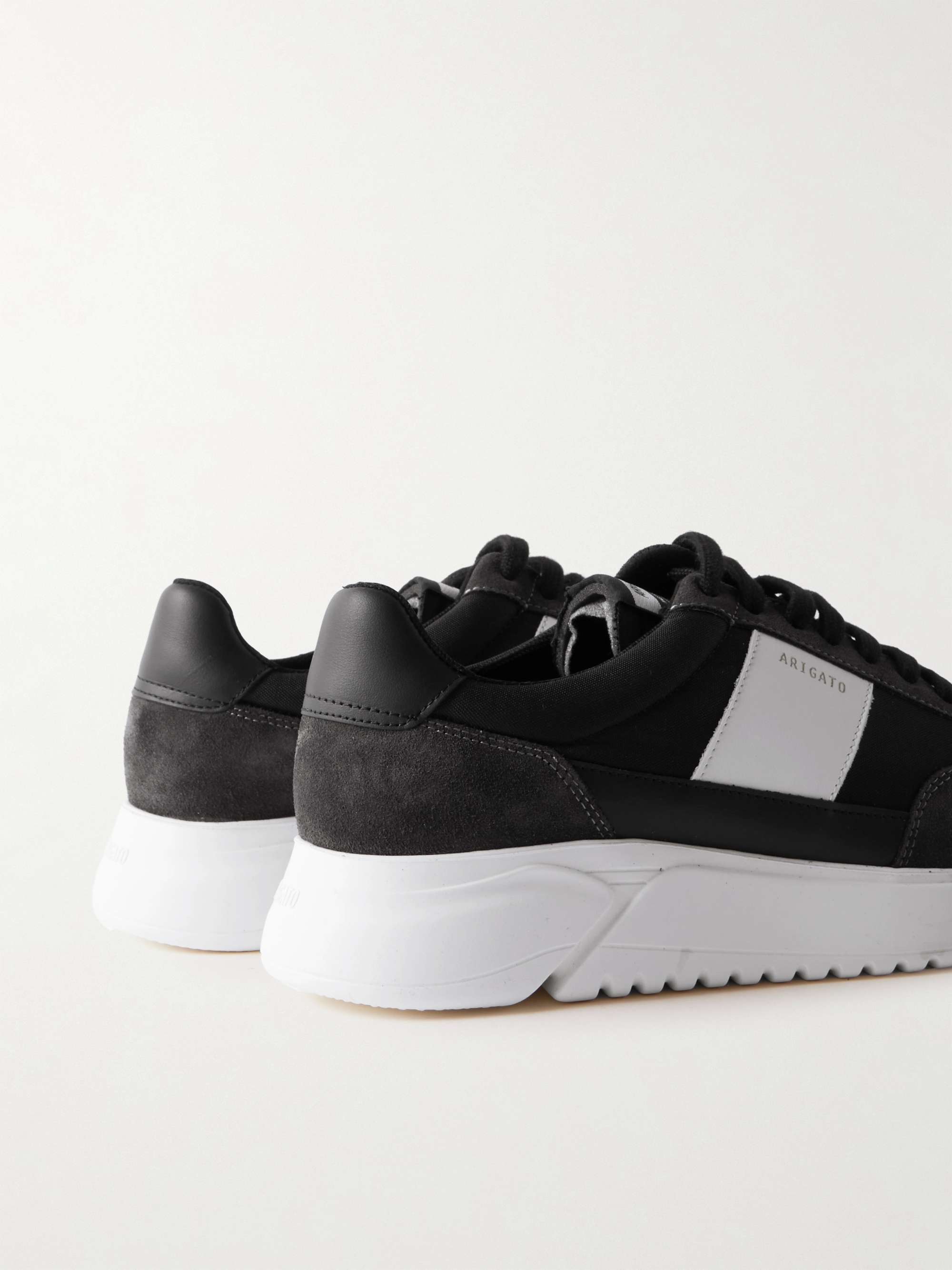 AXEL ARIGATO Genesis Vintage Runner Leather, Mesh and Suede Sneakers