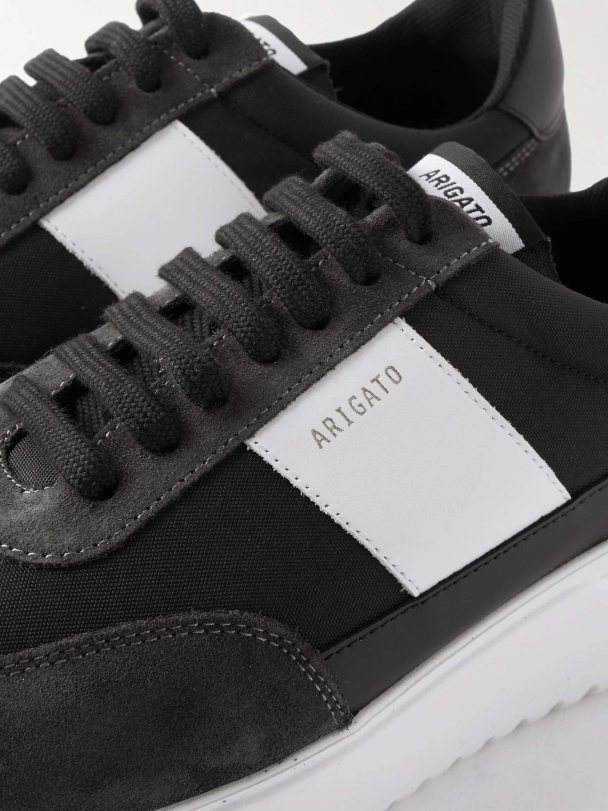 AXEL ARIGATO Genesis Vintage Runner Leather, Mesh and Suede Sneakers