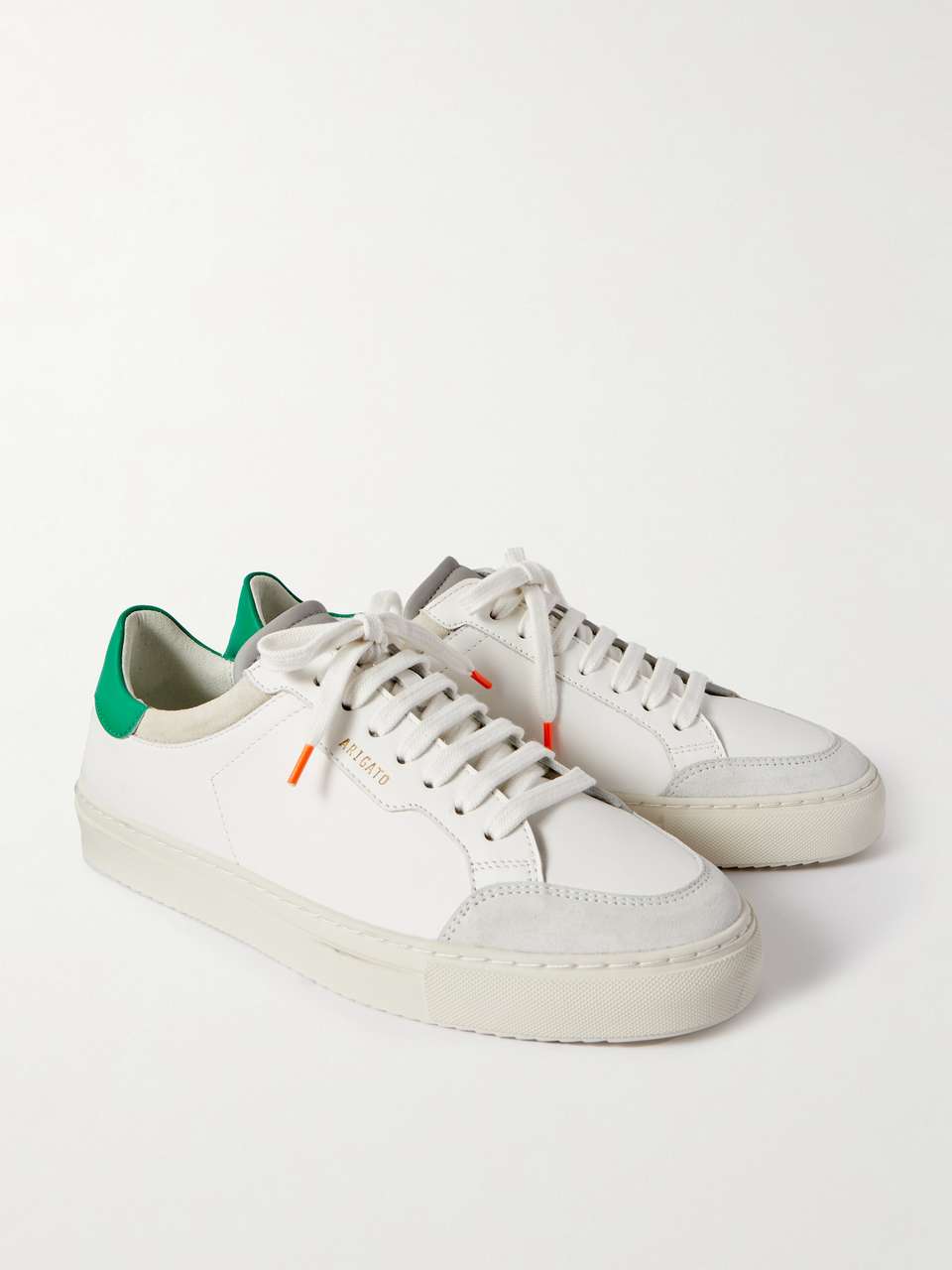AXEL ARIGATO Clean 180 Nubuck-Trimmed Leather Sneakers for Men | MR PORTER