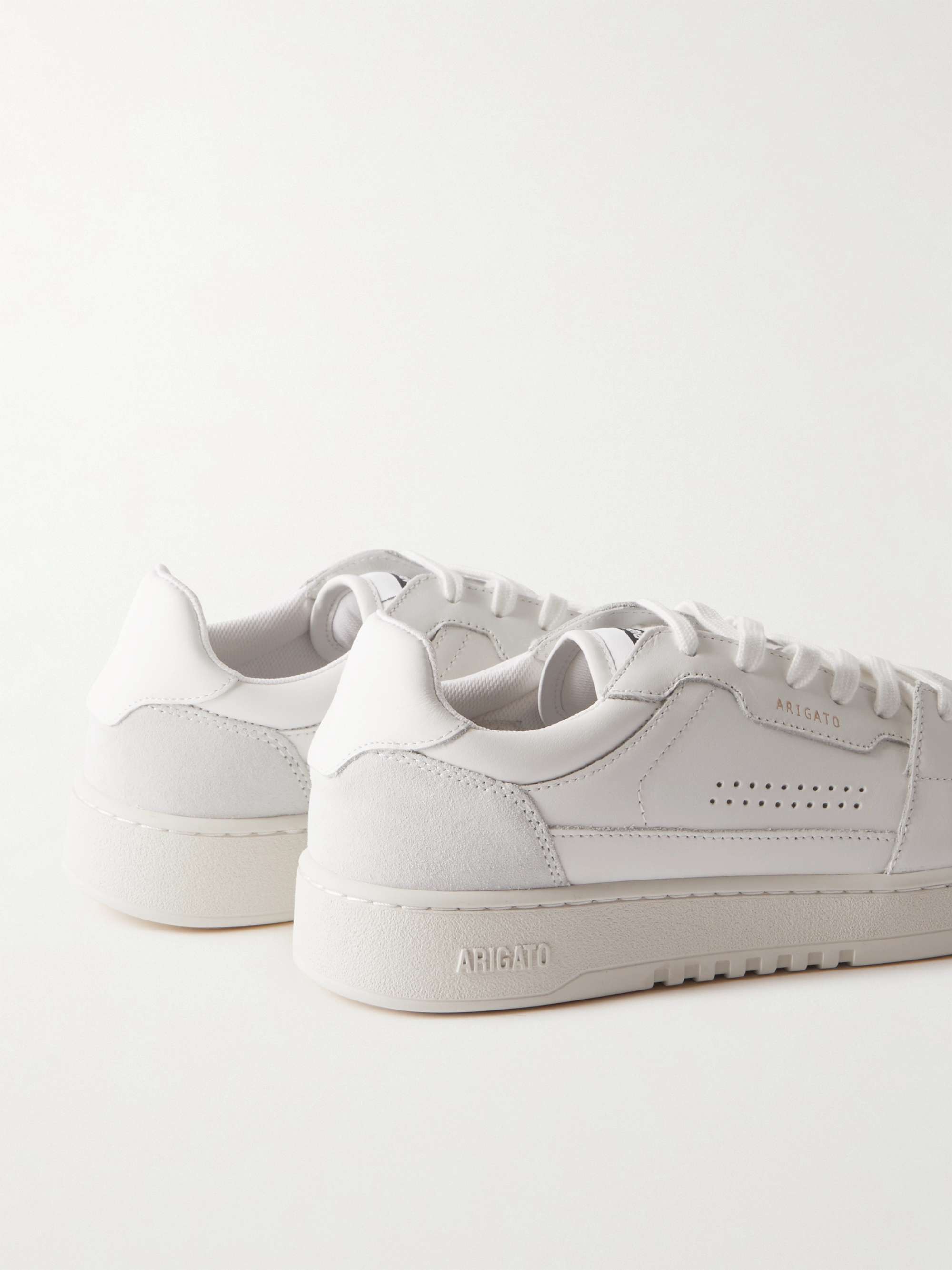AXEL ARIGATO Dice Lo Nubuck-Trimmed Leather Sneakers