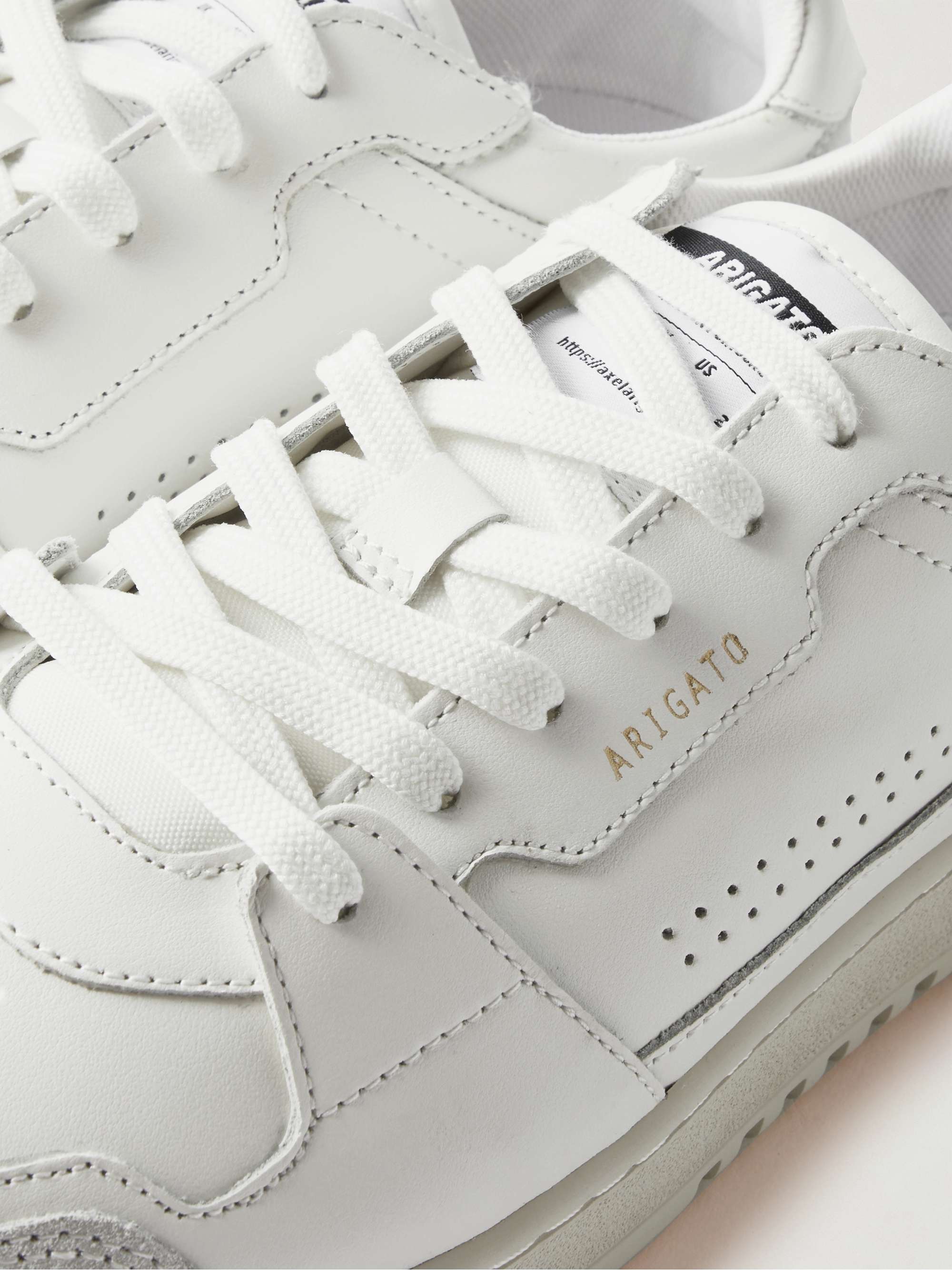 AXEL ARIGATO Dice Lo Nubuck-Trimmed Leather Sneakers