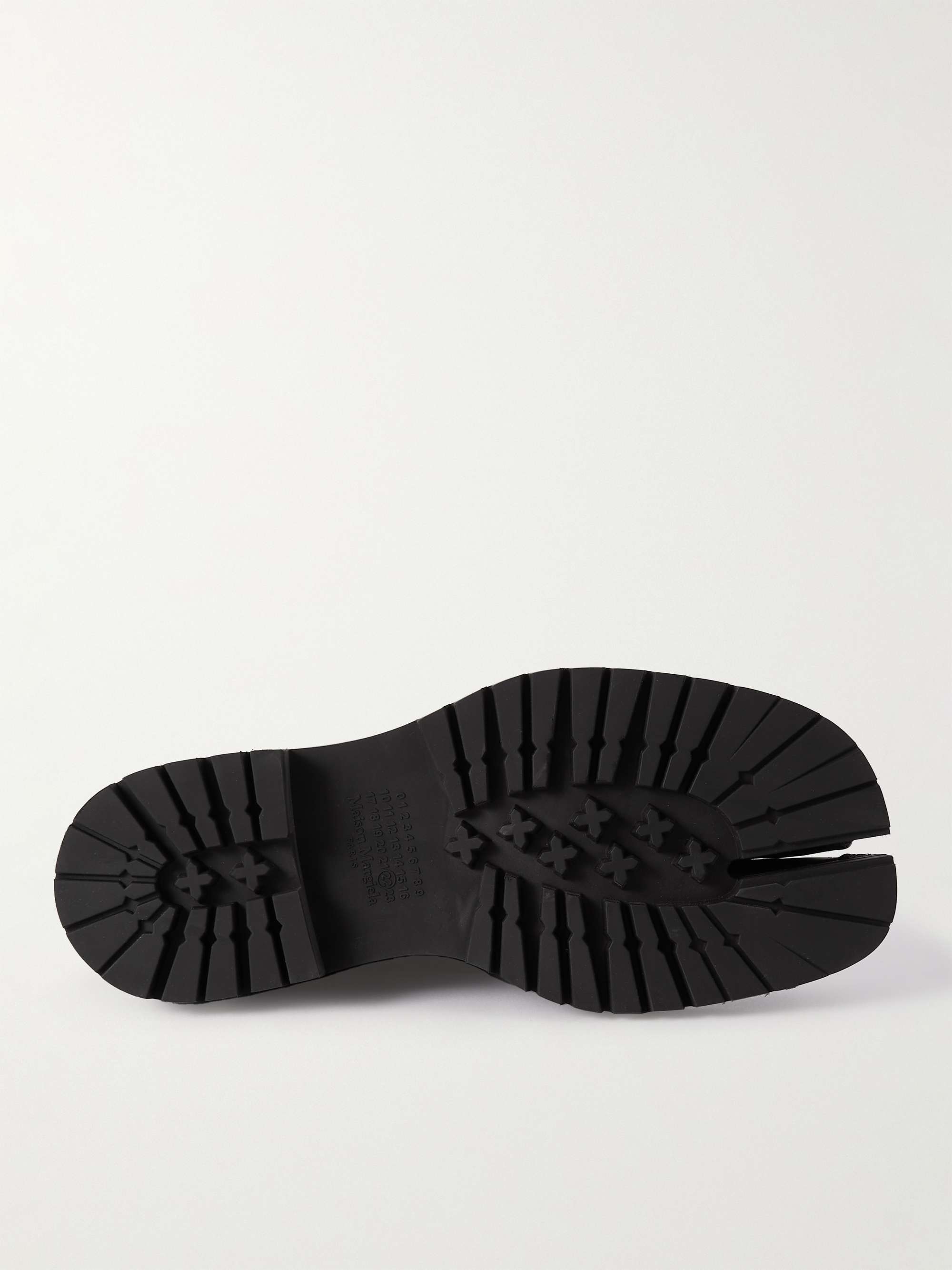 MAISON MARGIELA Tabi County Patent-Leather Derby Shoes
