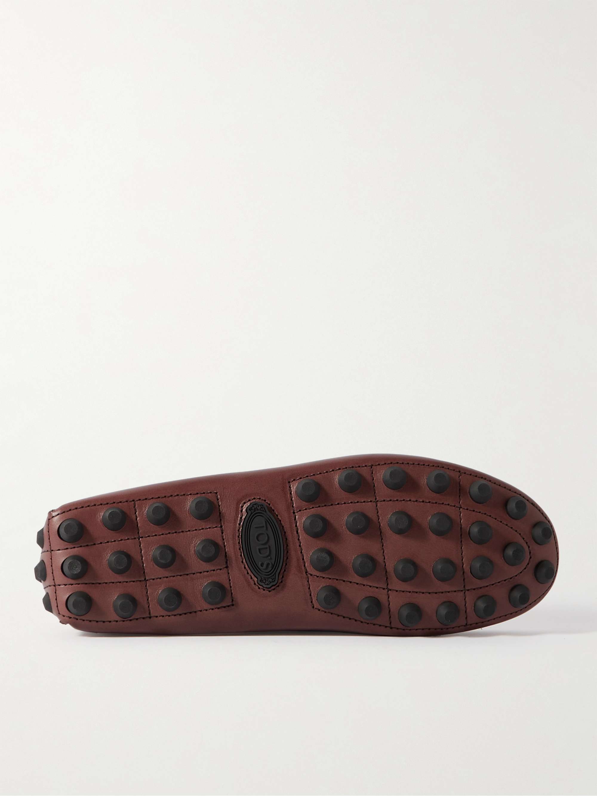 TOD'S Gommino Shearling-Lined Leather Driving Shoes
