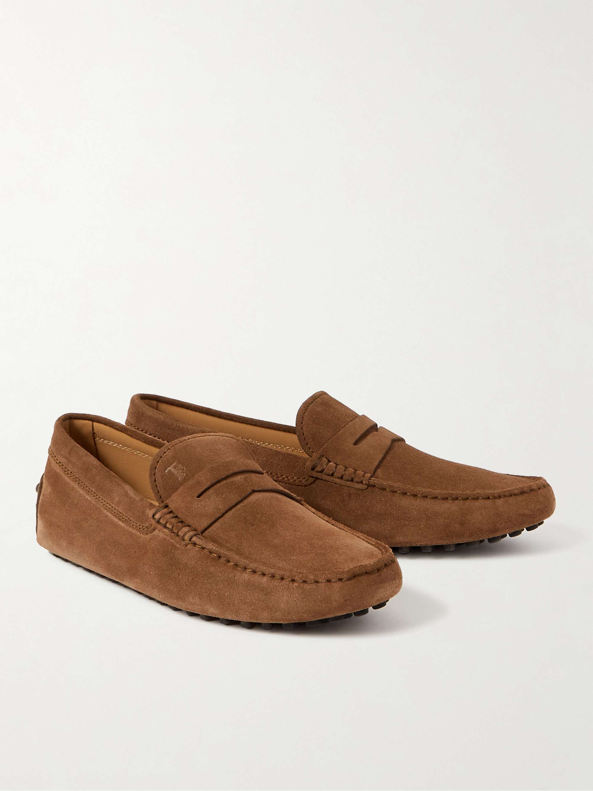 TOD'S Gommino Suede Driving Shoes for Men | MR PORTER