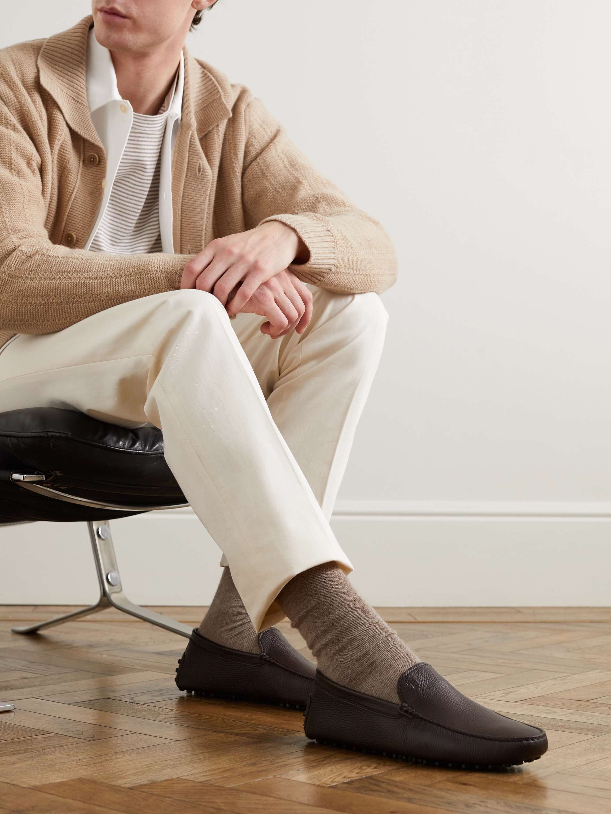 TOD'S Gommino Full-Grain Leather Driving Shoes