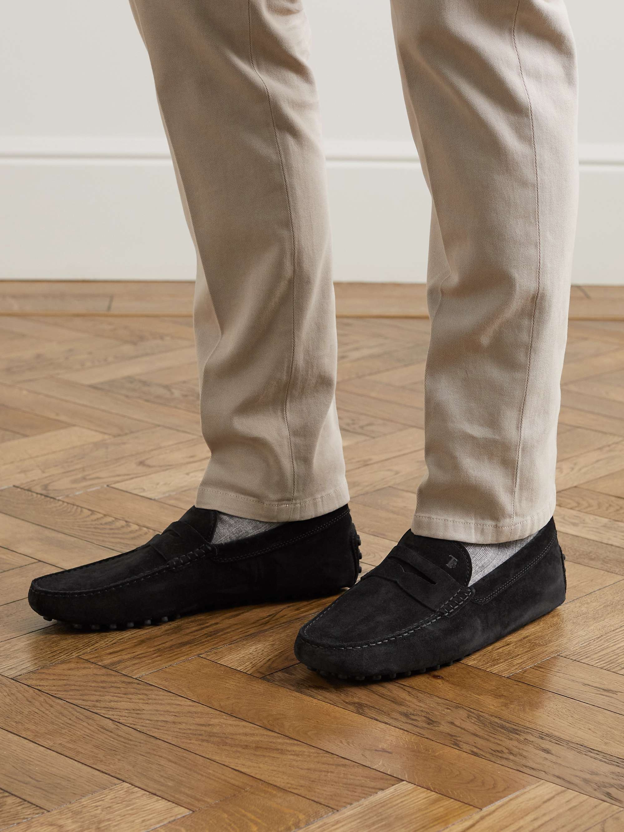 TOD'S Gommino Suede Driving Shoes