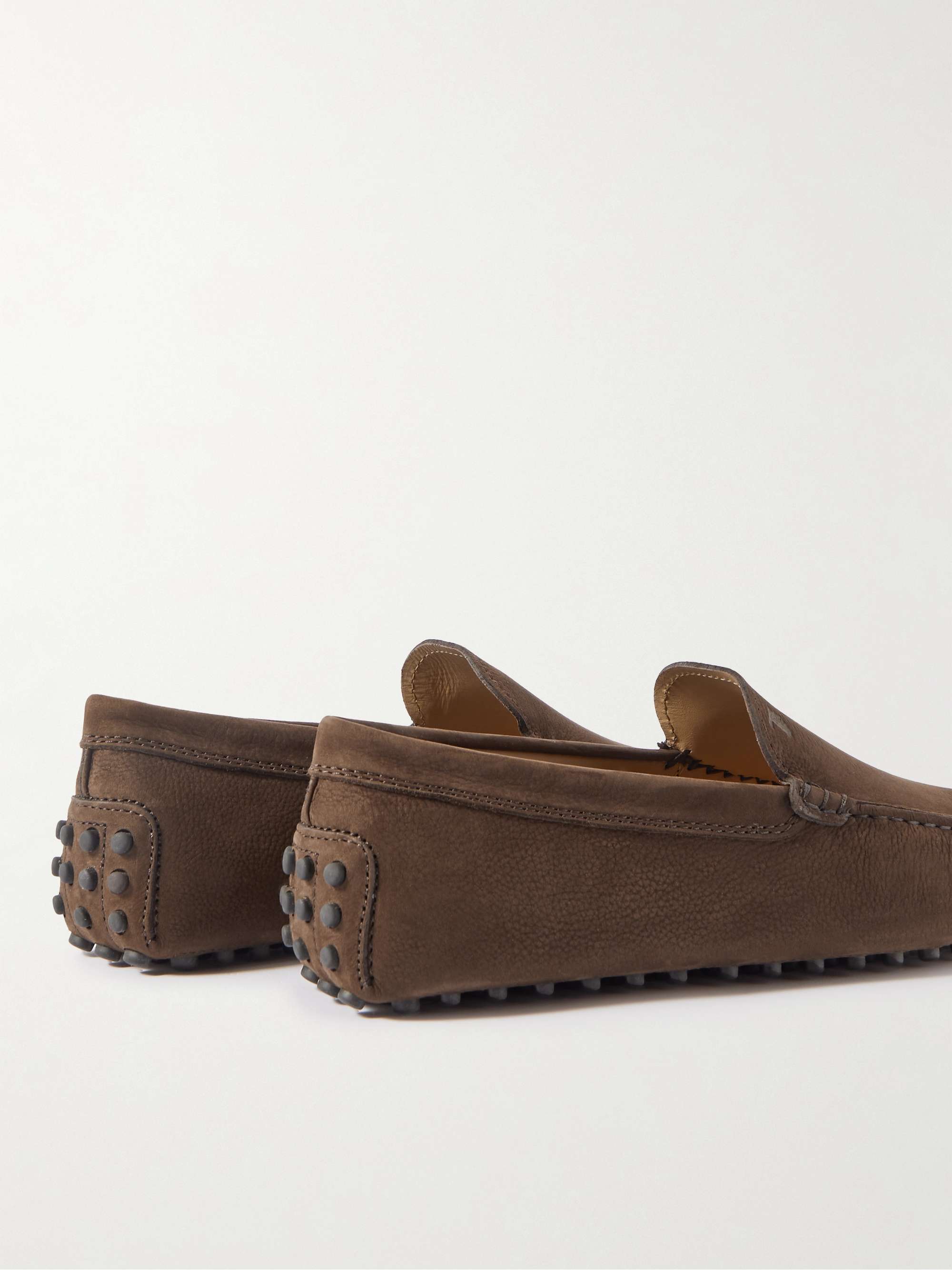 TOD'S Pantofola Gommino Nubuck Driving Shoes