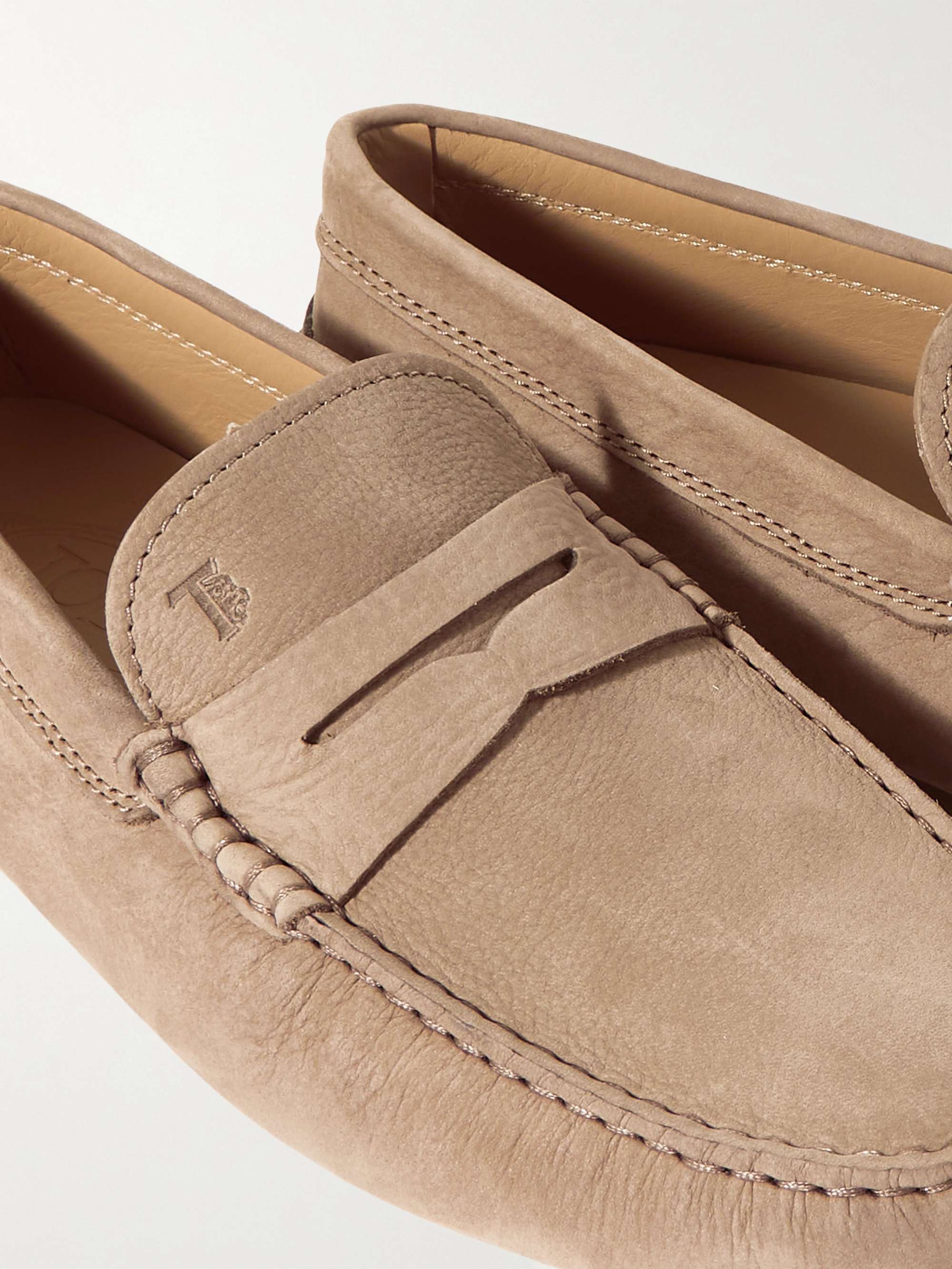 TOD'S Gommino Nubuck Driving Shoes