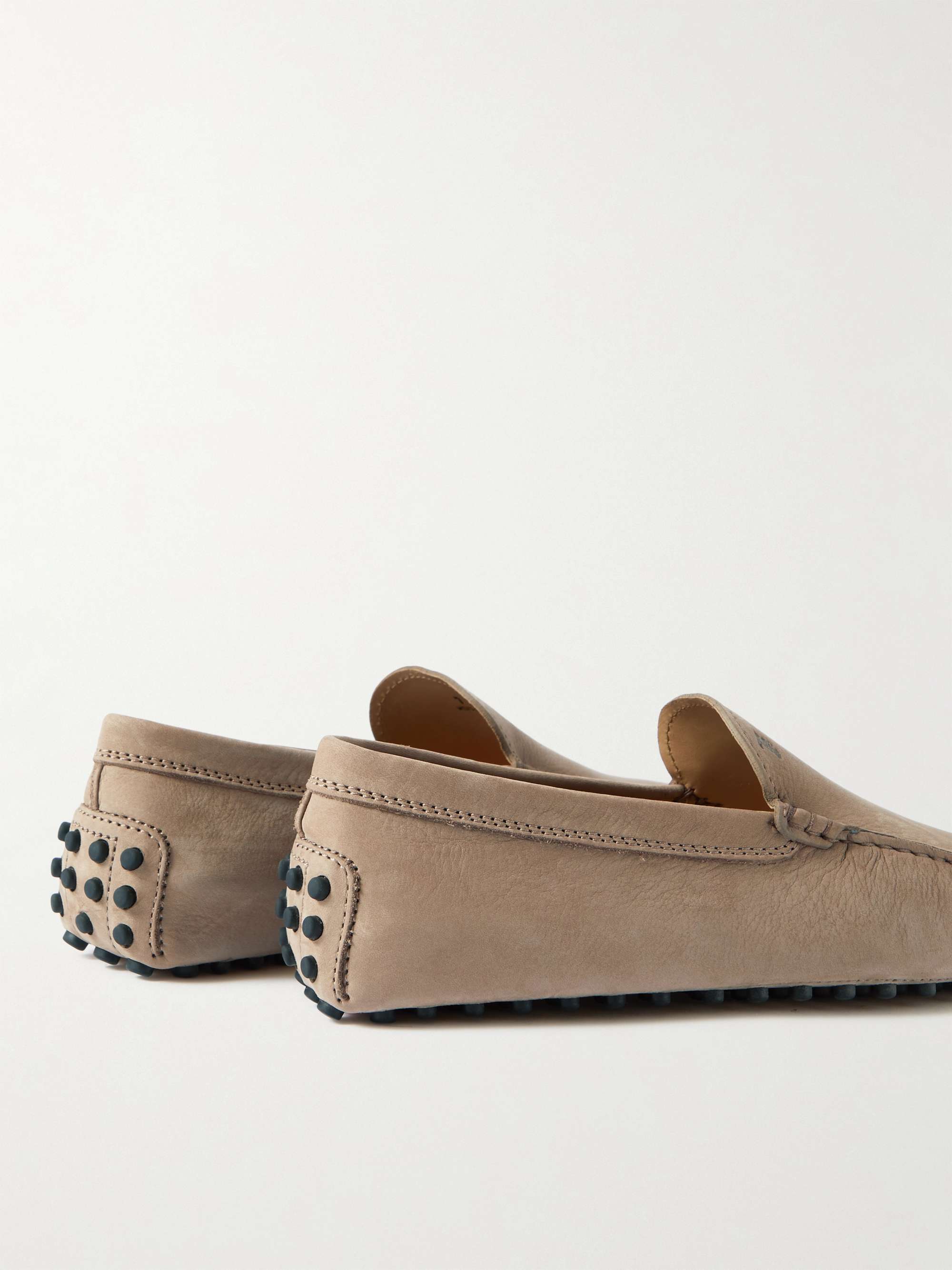 TOD'S Pantofola Gommino Nubuck Driving Shoes
