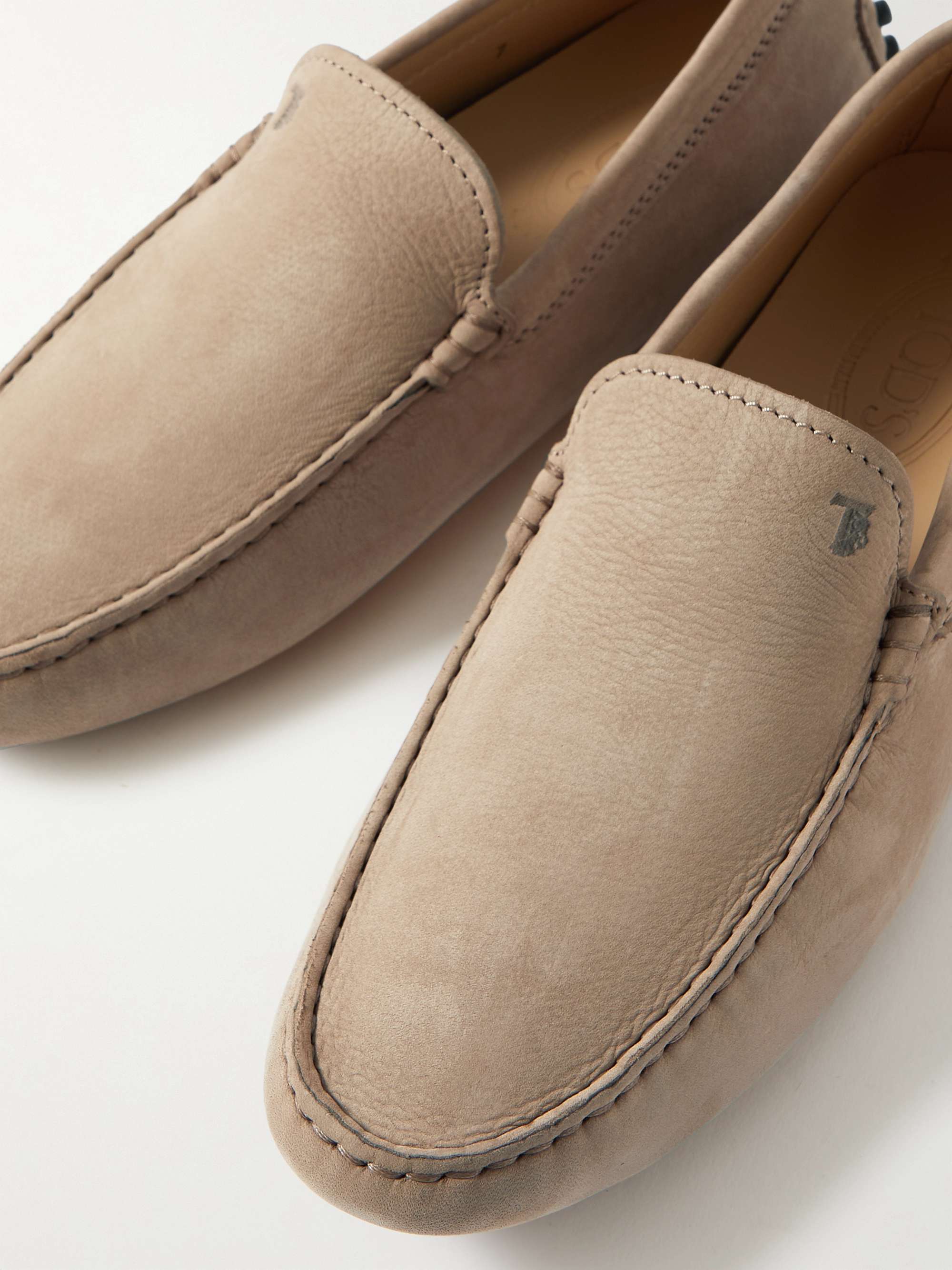 TOD'S Pantofola Gommino Nubuck Driving Shoes