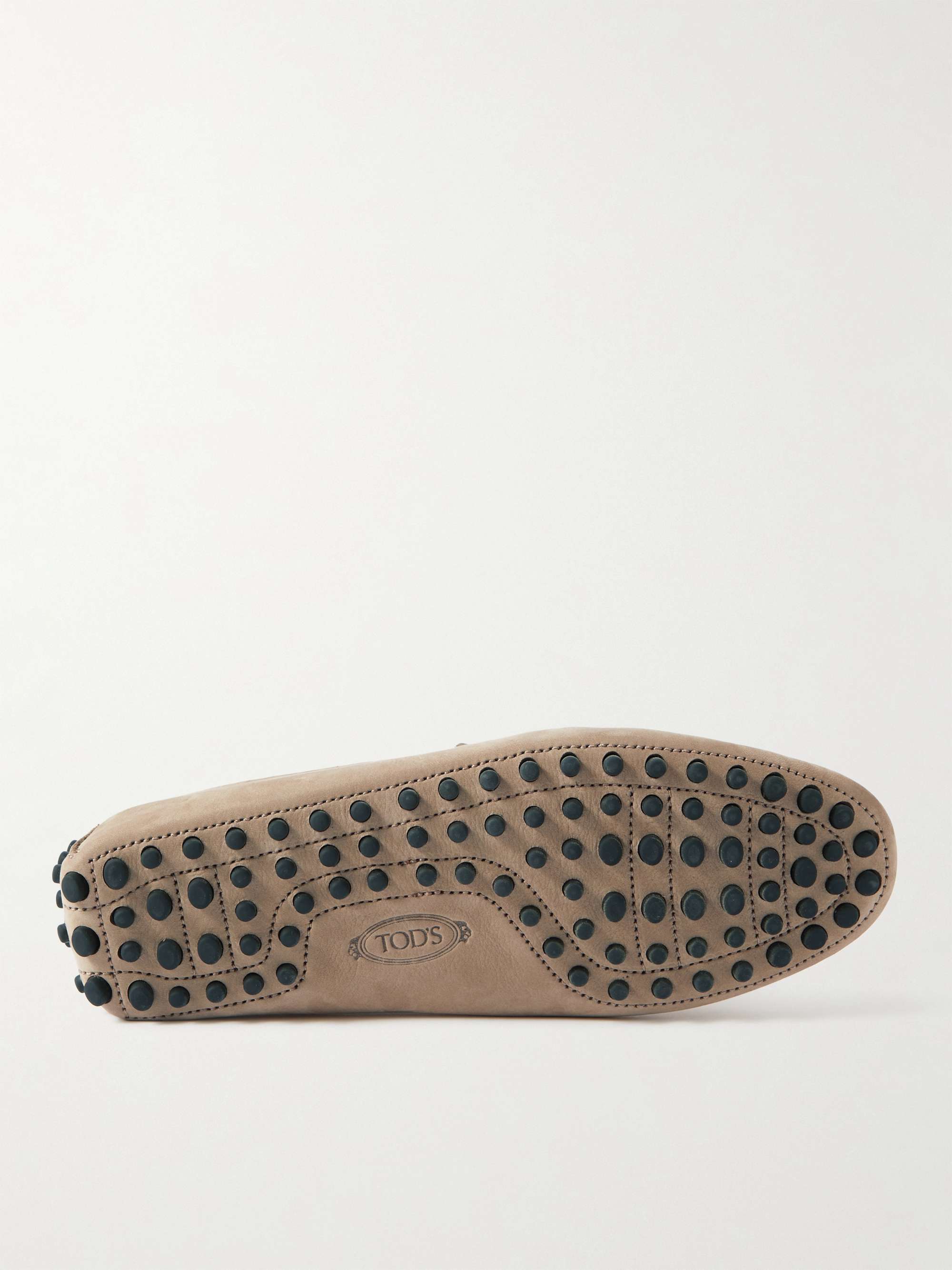 TOD'S Pantofola Gommino Nubuck Driving Shoes