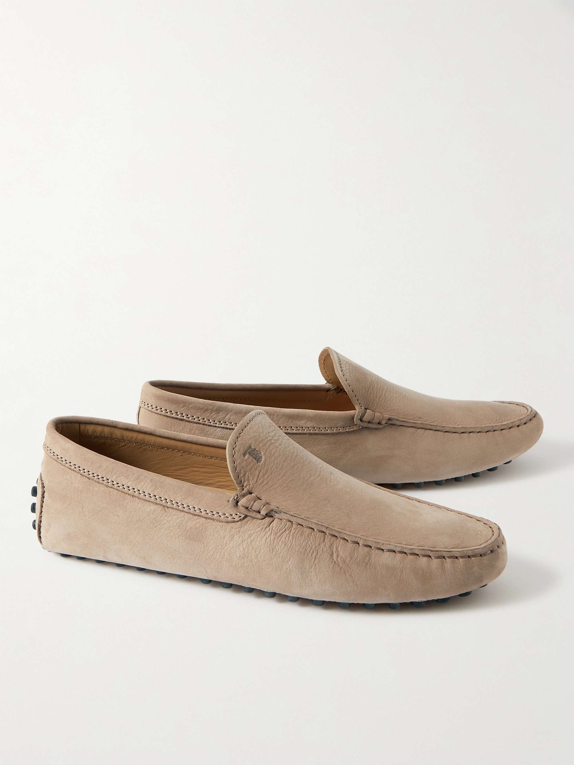 TOD'S Pantofola Gommino Nubuck Driving Shoes