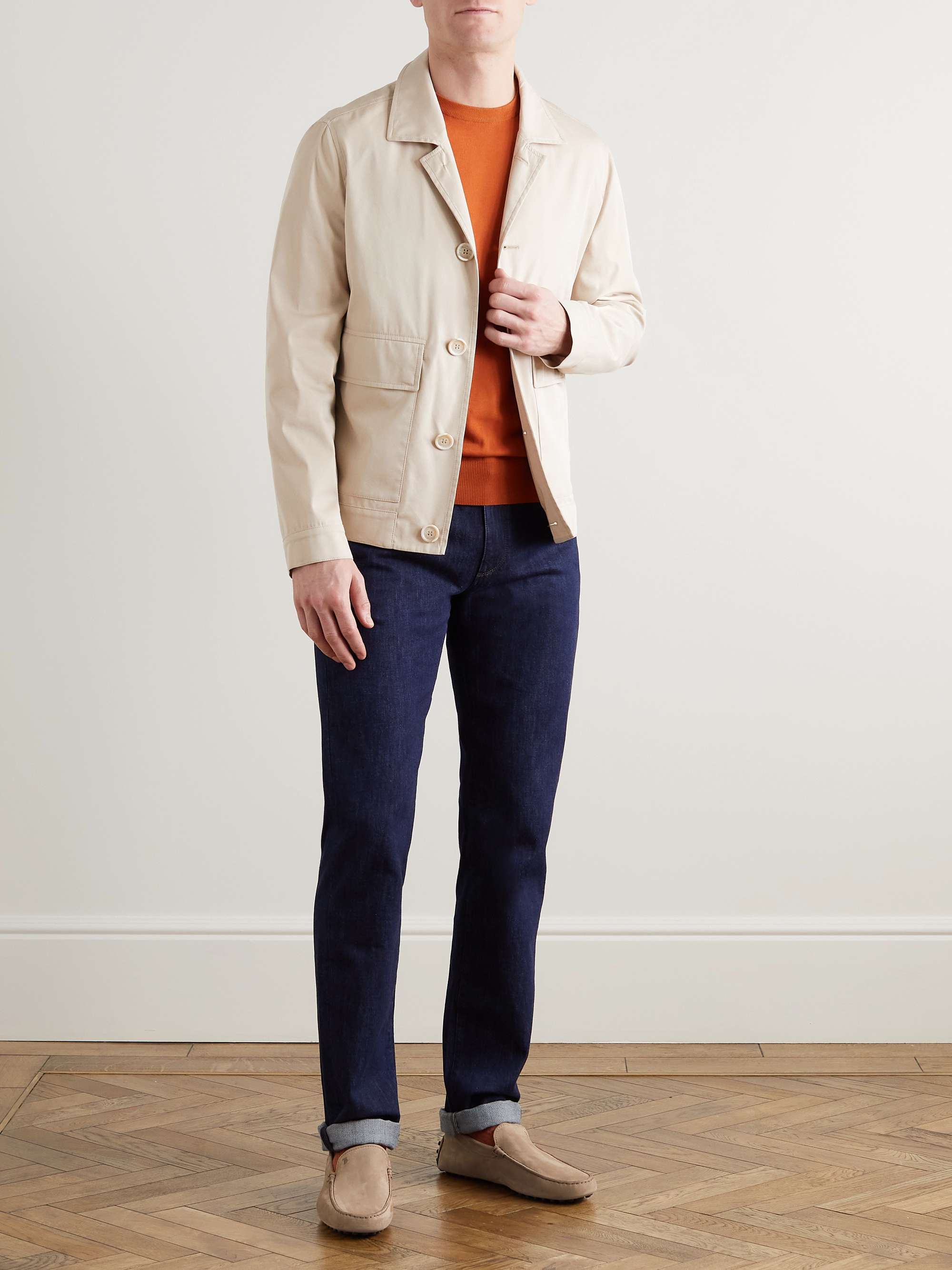 TOD'S Pantofola Gommino Nubuck Driving Shoes