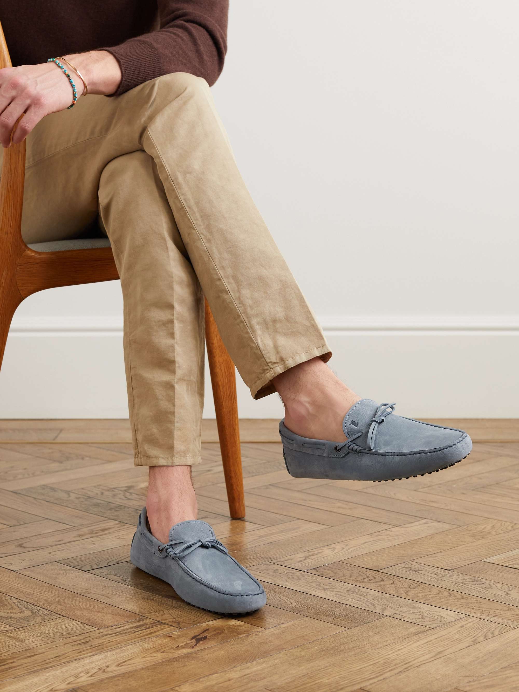 TOD'S Gommino Suede Driving Shoes for MR PORTER