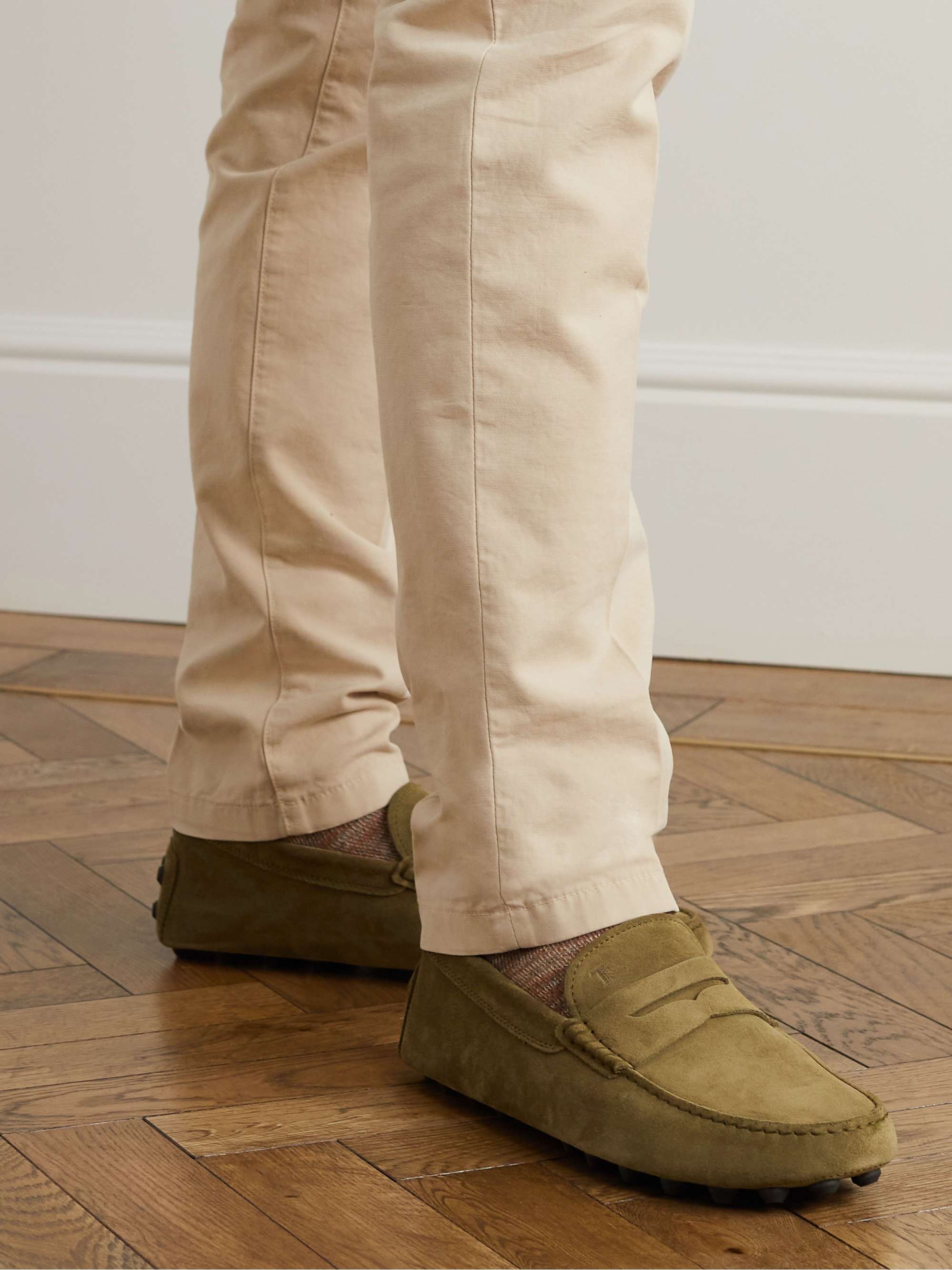 TOD'S Gommino Suede Driving Shoes