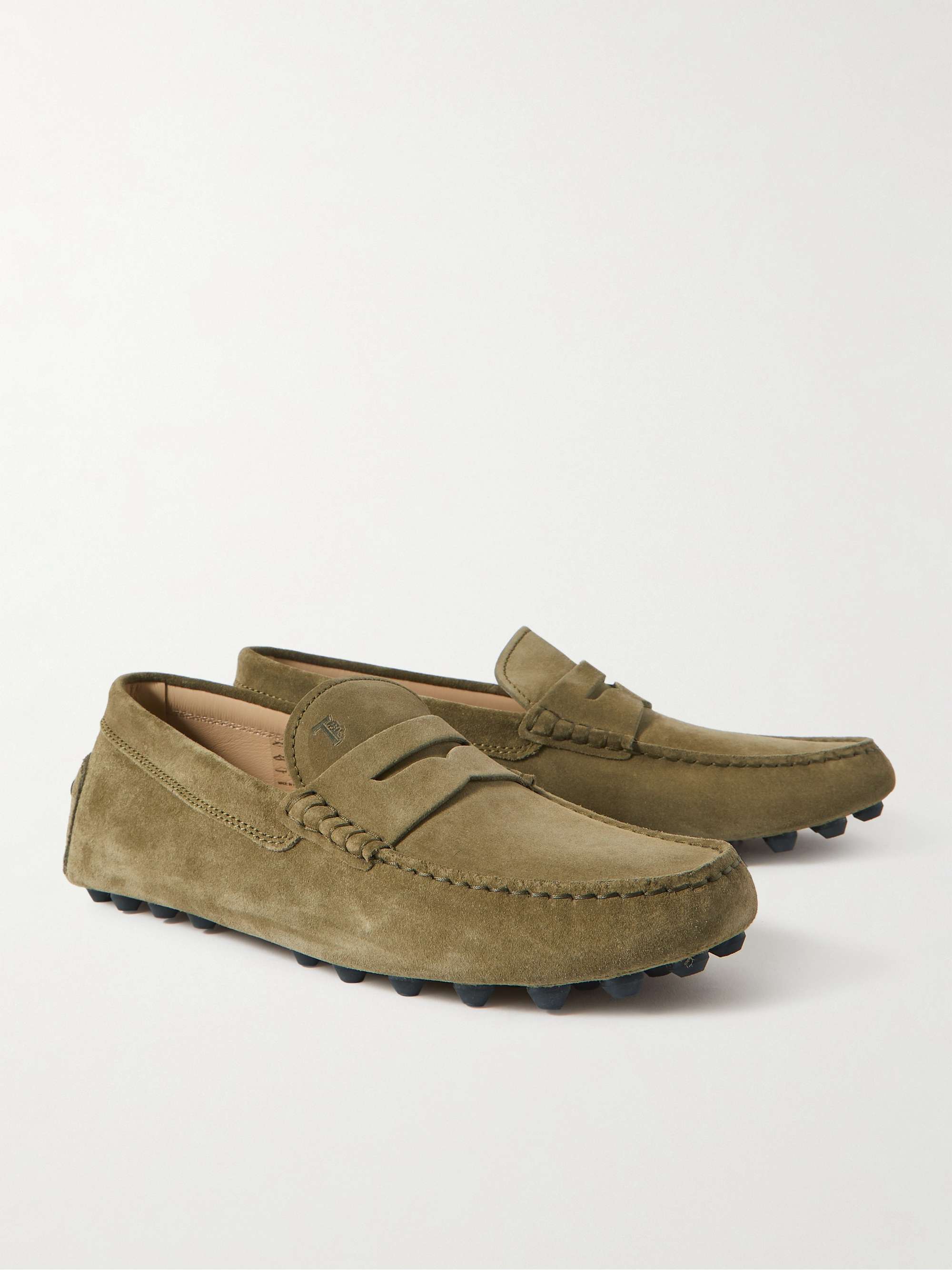 TOD'S Gommino Suede Driving Shoes for Men | MR PORTER