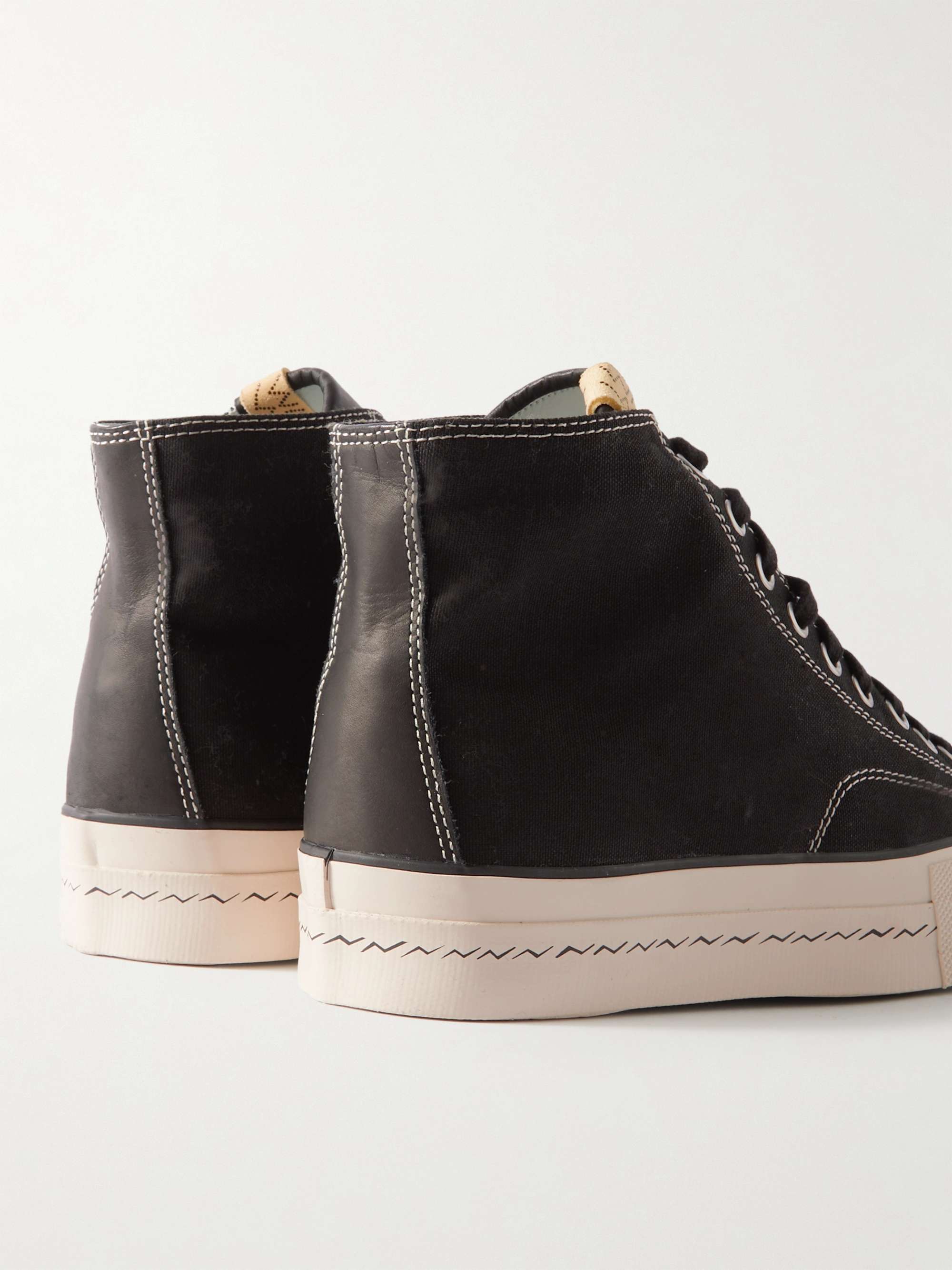 VISVIM Skagway Hi Patten Canvas High-Top Sneakers