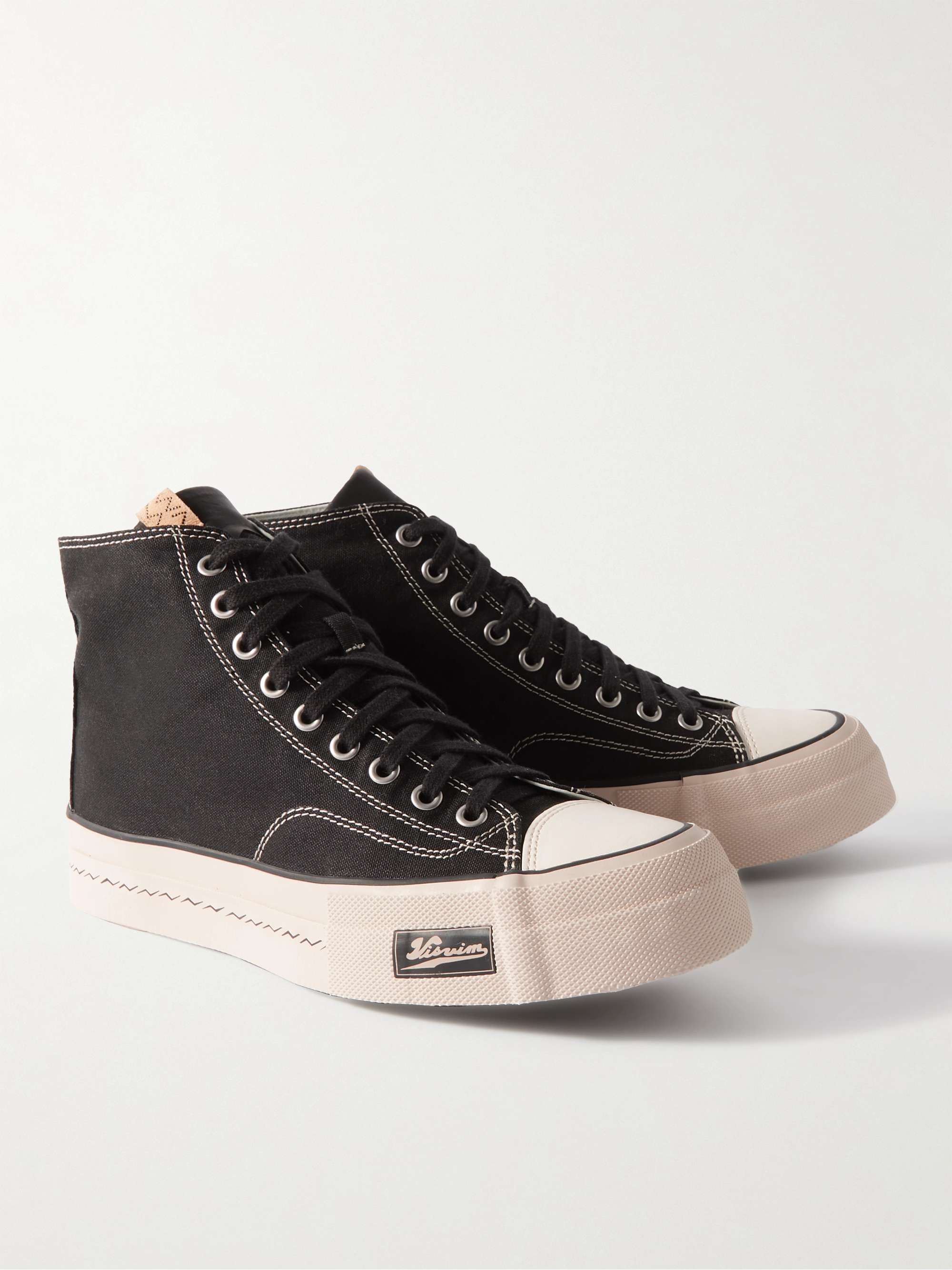 VISVIM Skagway Hi Patten Canvas High-Top Sneakers
