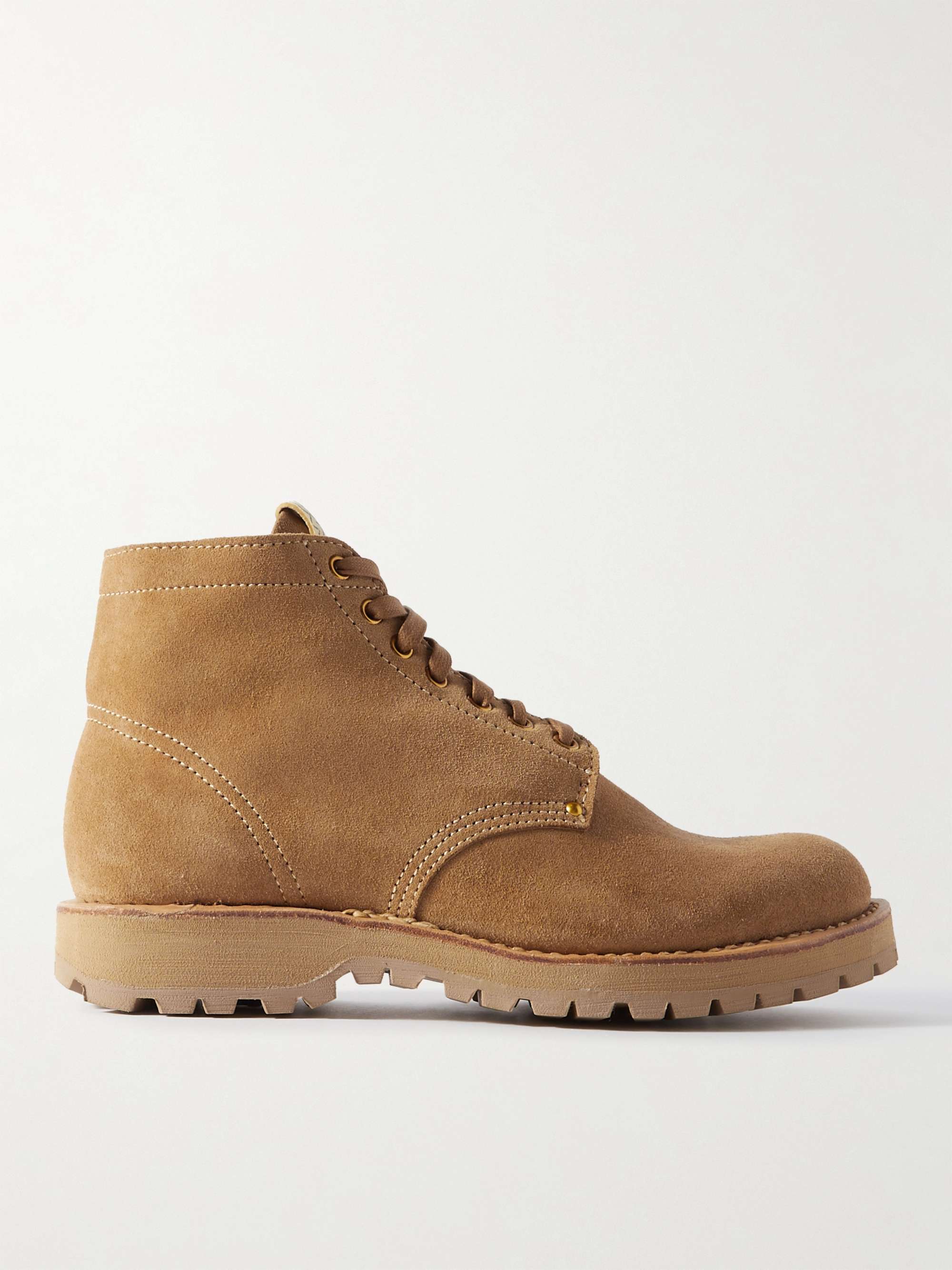 VISVIM Brigadier Folk Suede Boots for Men   MR PORTER