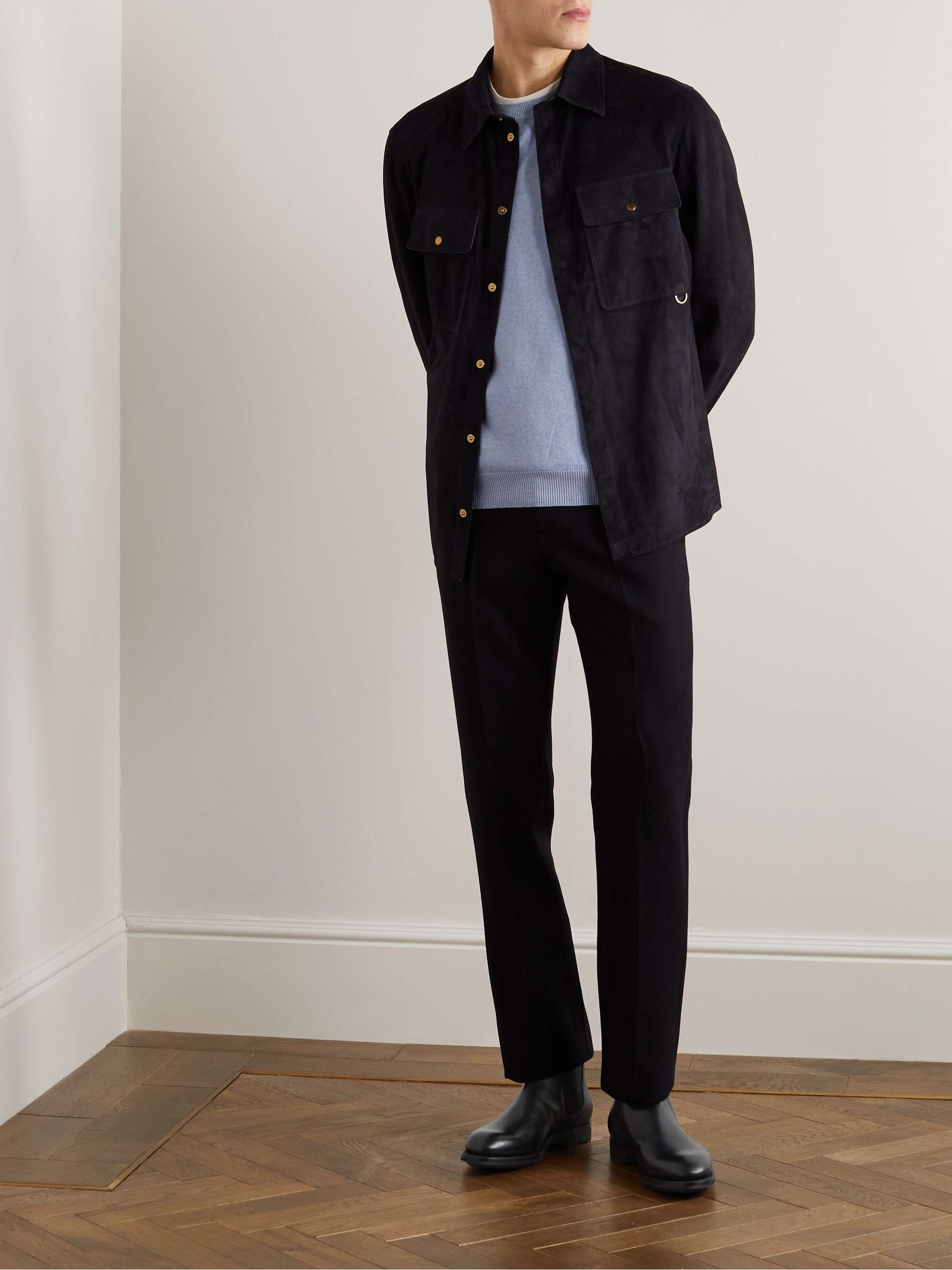 EDWARD GREEN Newmarket Leather Chelsea Boots