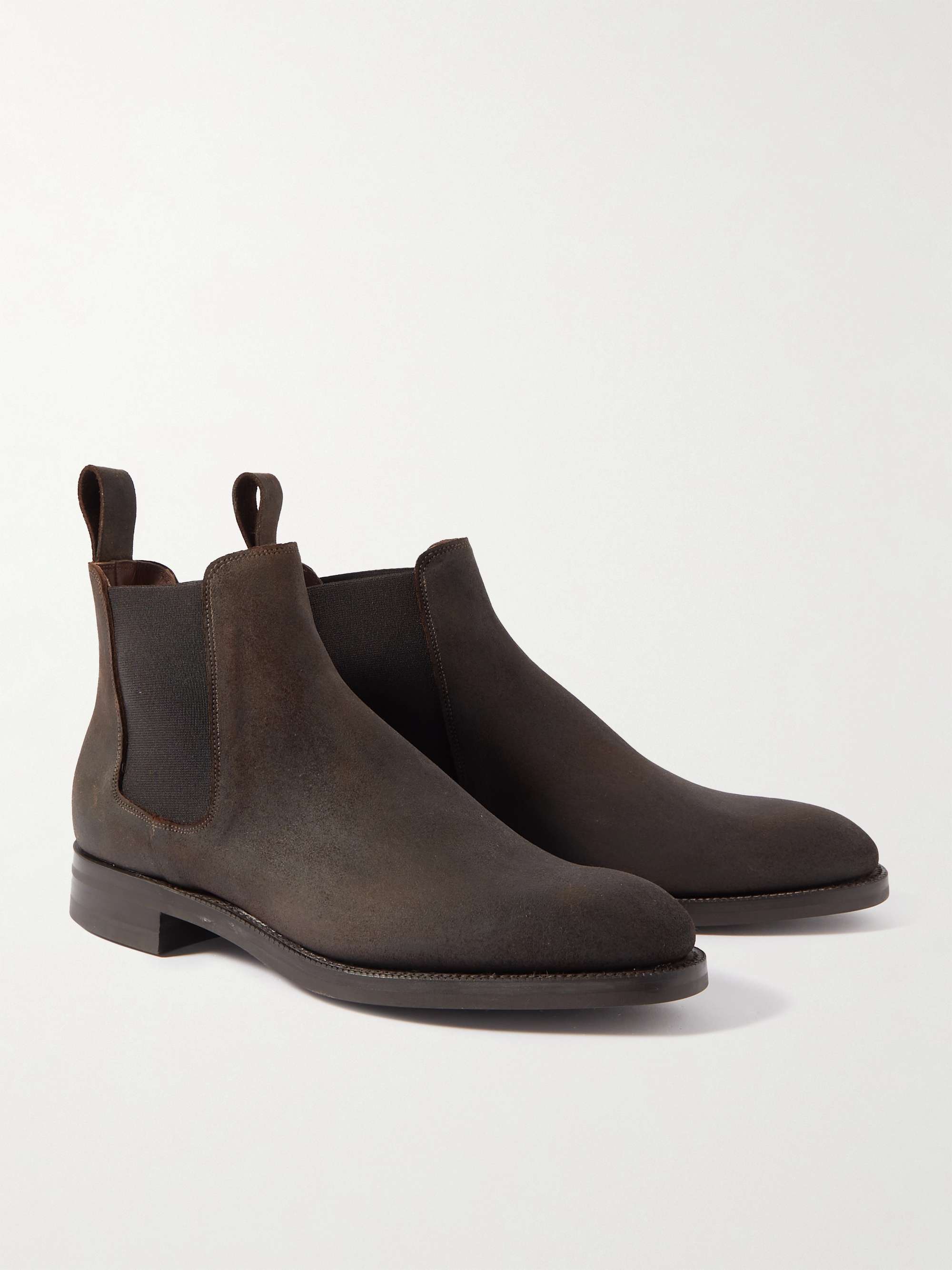 EDWARD GREEN Govan Suede Chelsea Boots