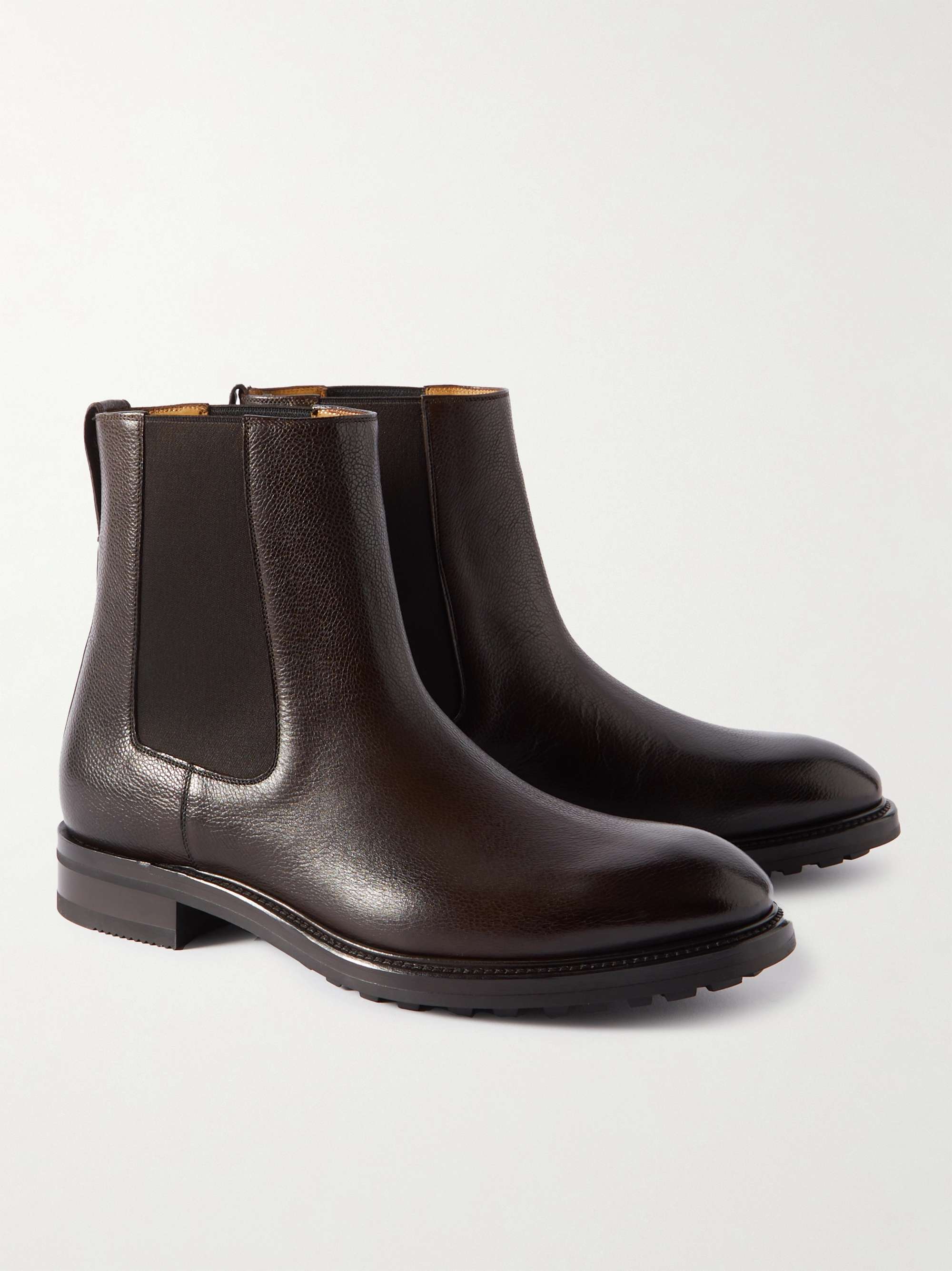 TOM FORD Stuart Full-Grain Leather Chelsea Boots