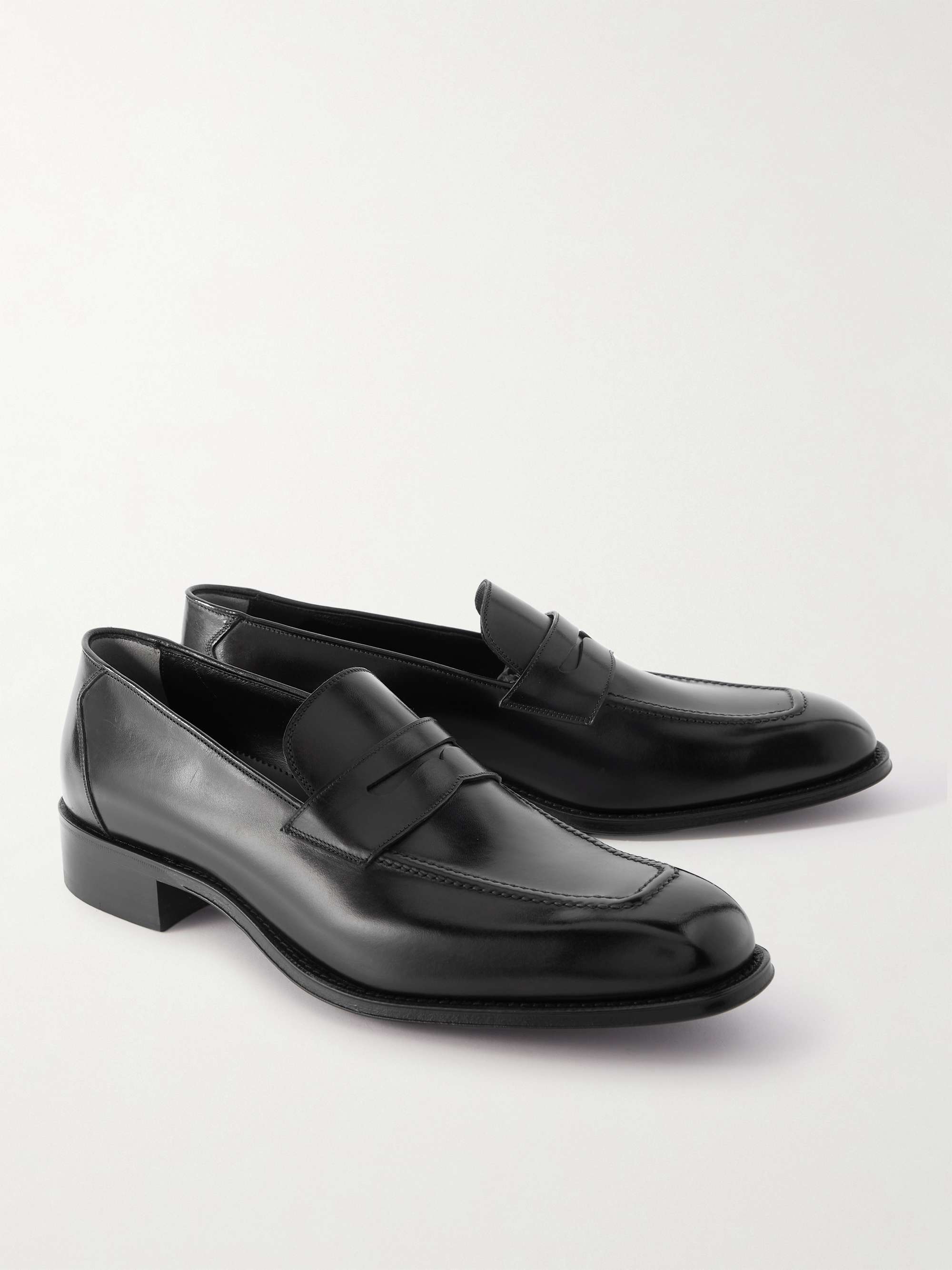 TOM FORD Claydon Leather Penny Loafers