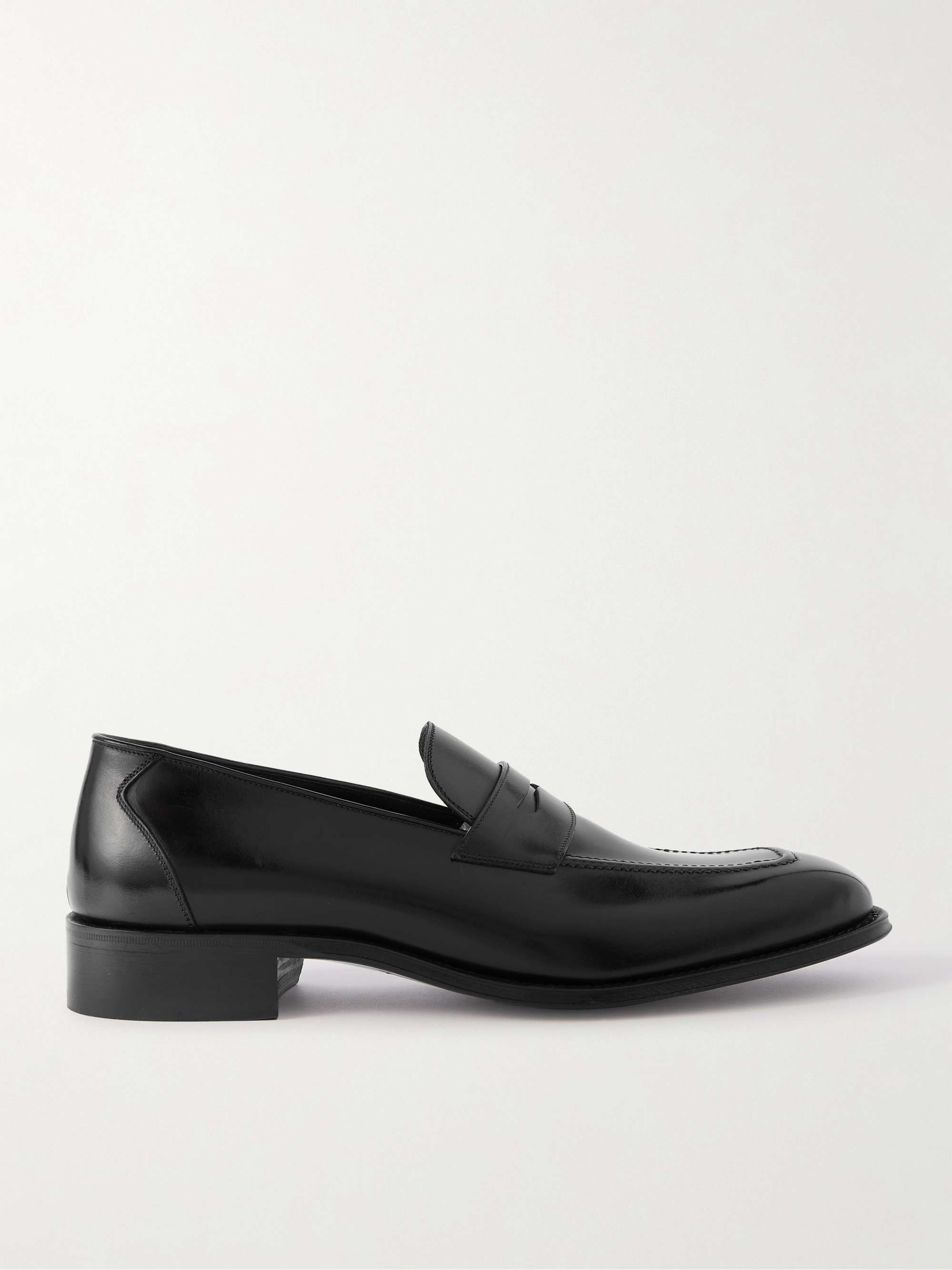 TOM FORD Claydon Leather Penny Loafers