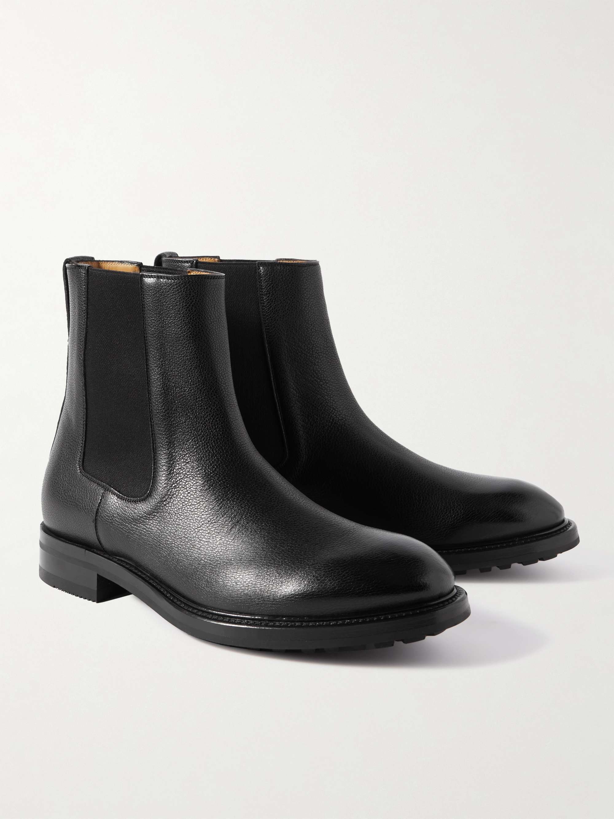 TOM FORD Stuart Full-Grain Leather Chelsea Boots