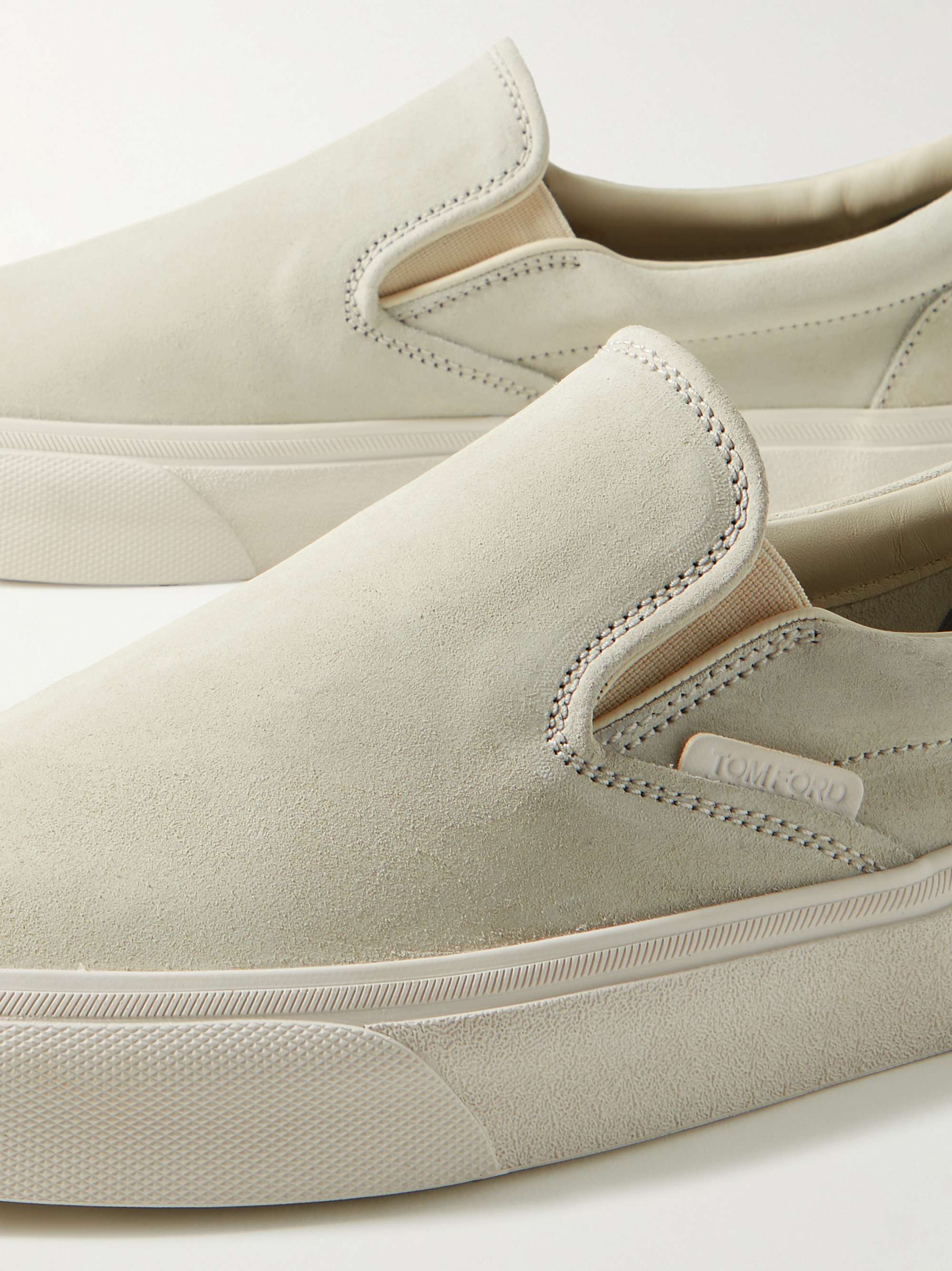 TOM FORD Jude Suede Slip-On Sneakers