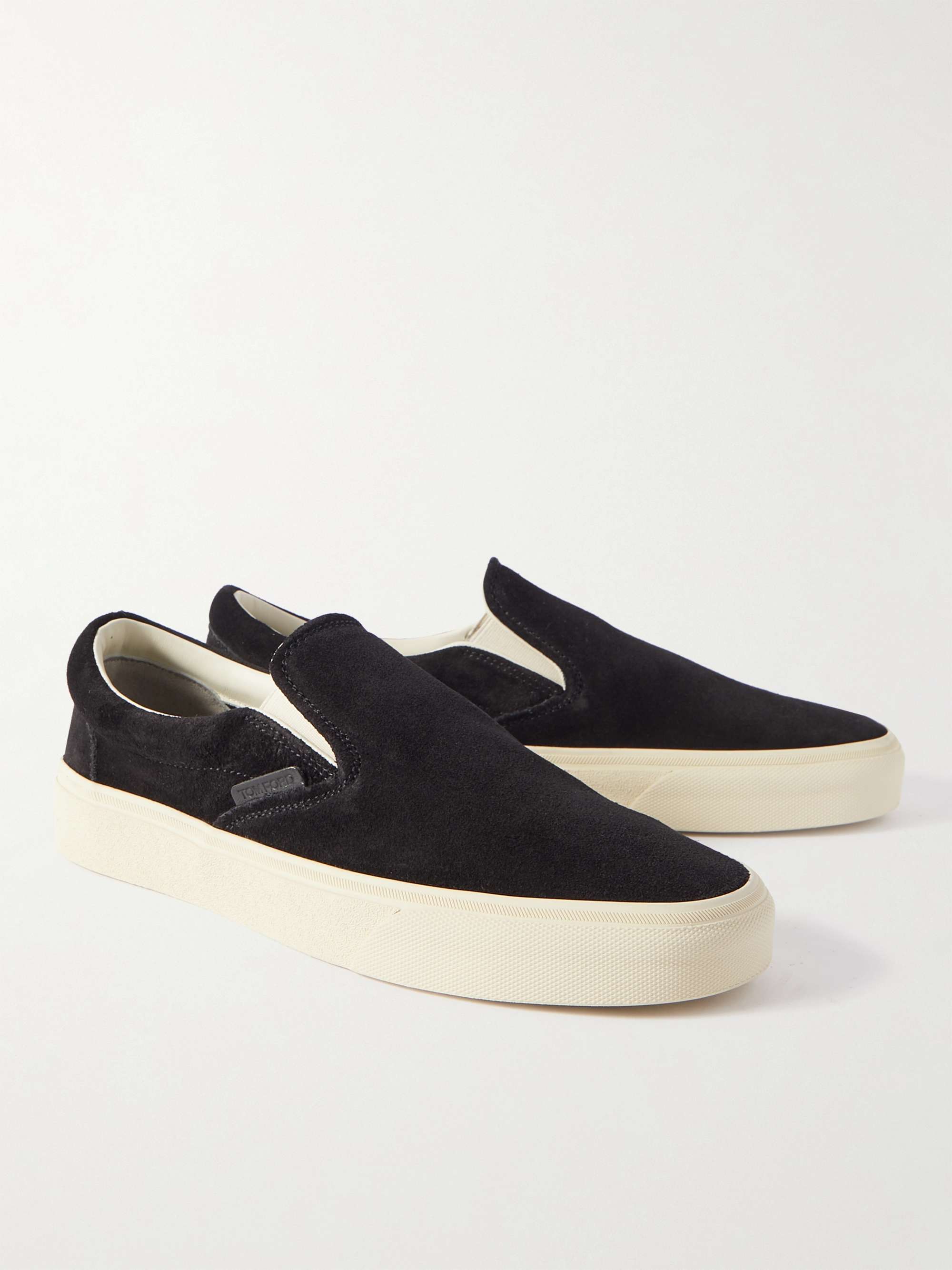 TOM FORD Jude Suede Slip-On Sneakers for Men | MR PORTER