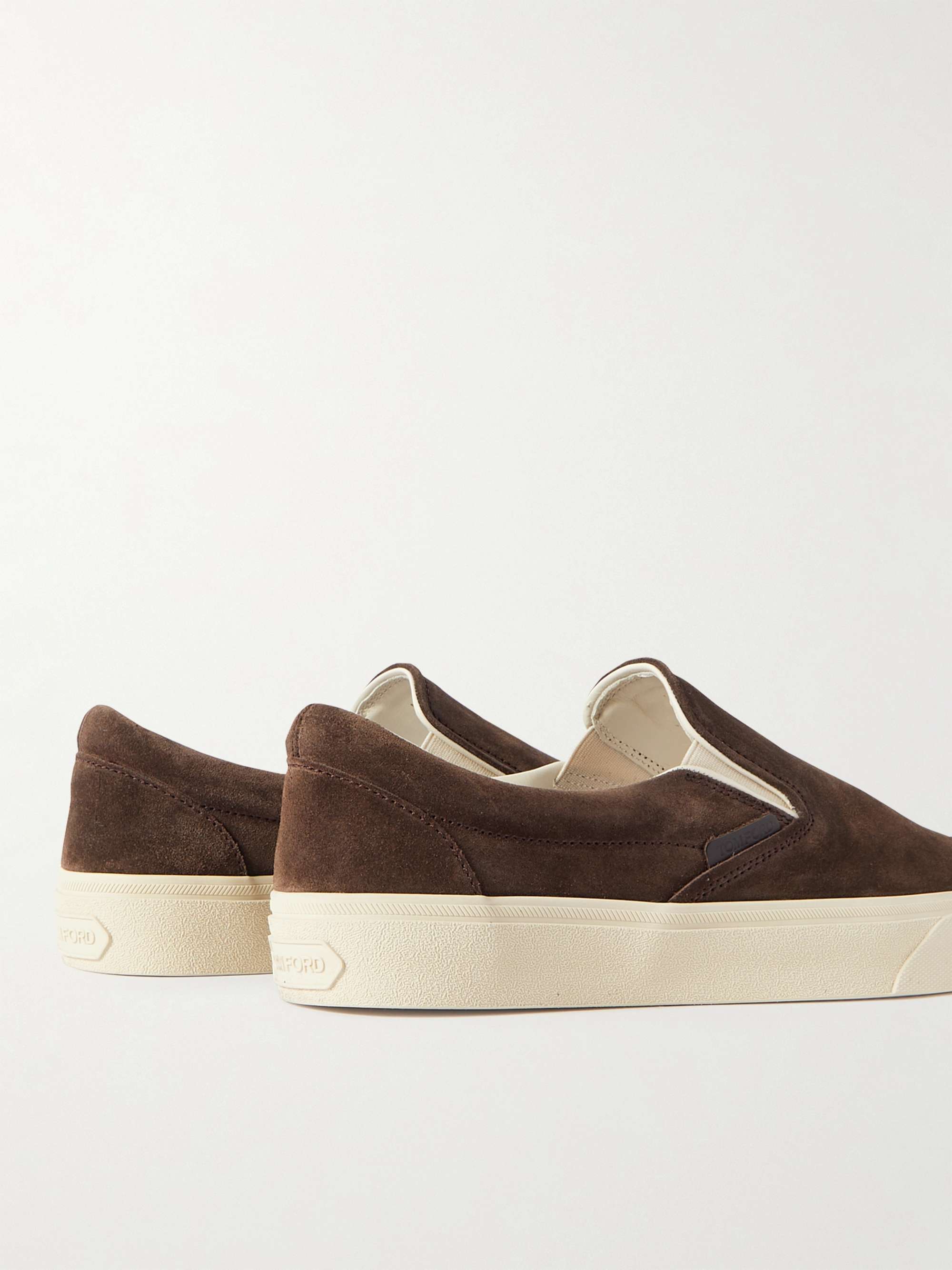 TOM FORD Jude Suede Slip-On Sneakers